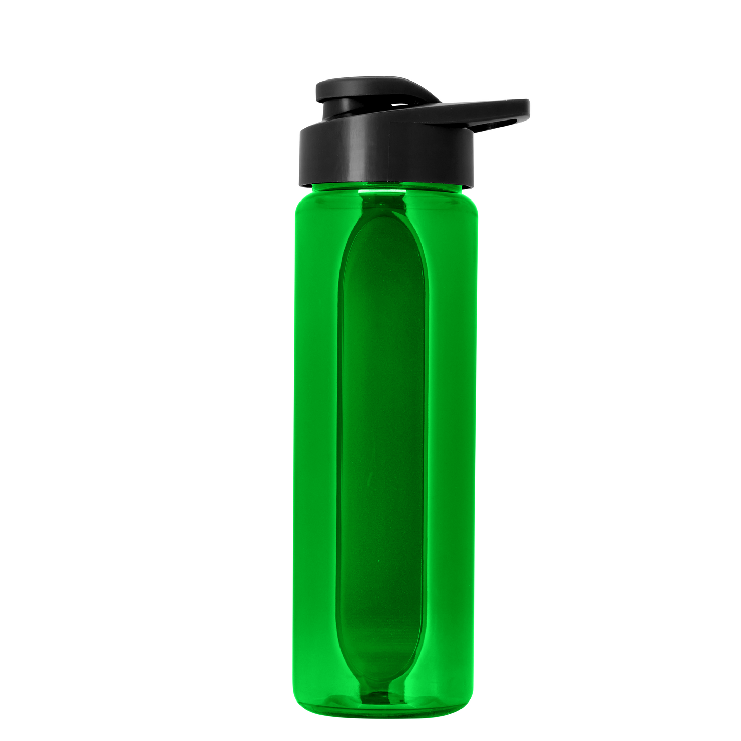Boss Embossed RPET Bottle with Drink-Thru Lid - 26 oz.