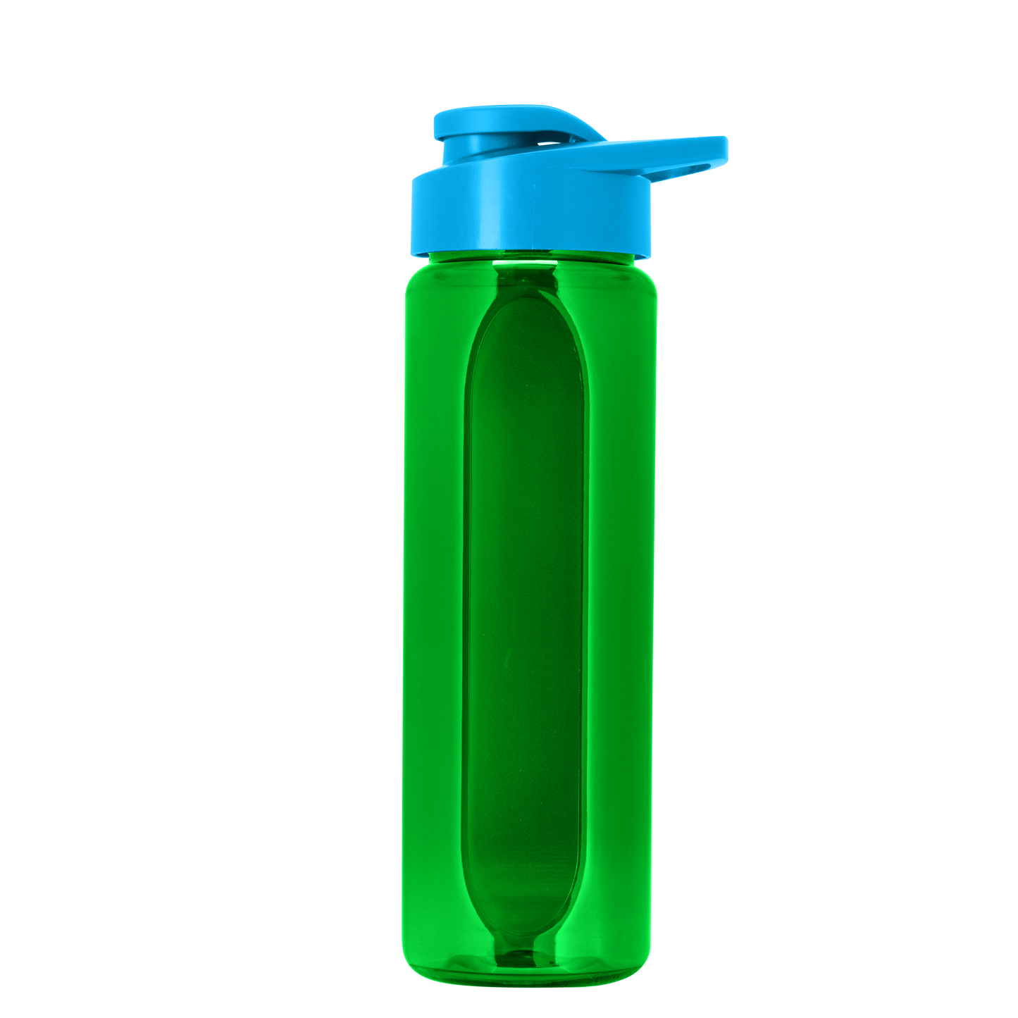 Boss Embossed RPET Bottle with Drink-Thru Lid - 26 oz.
