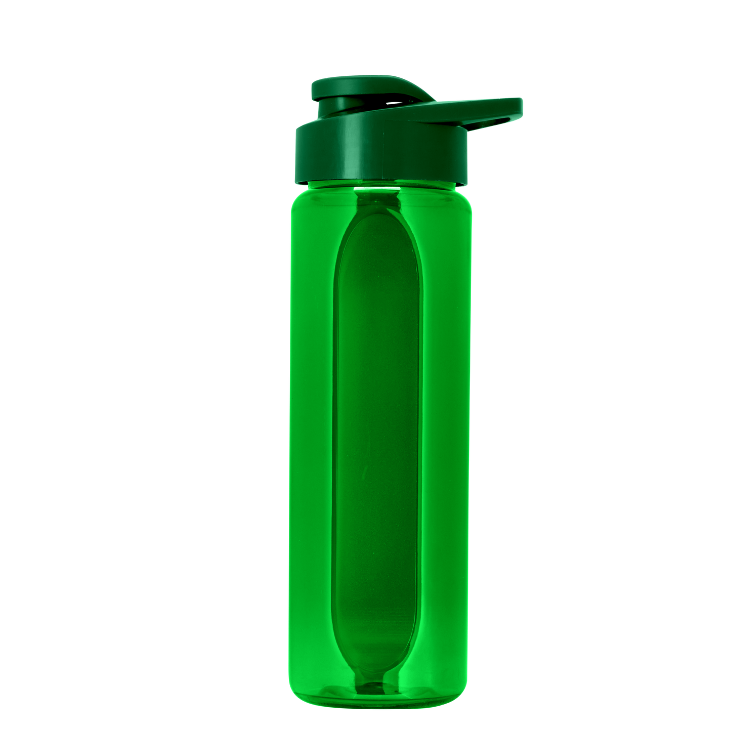 Boss Embossed RPET Bottle with Drink-Thru Lid - 26 oz.