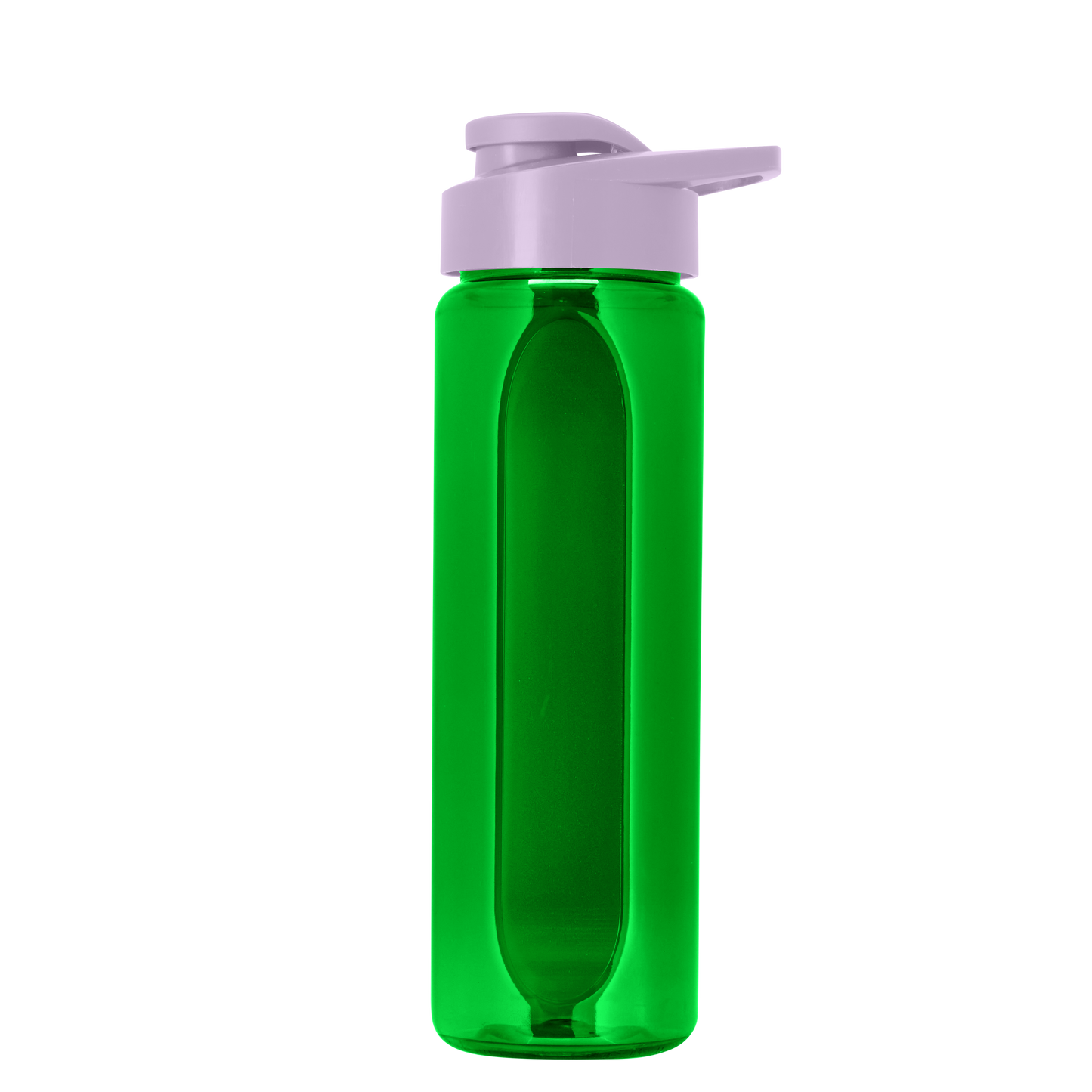 Boss Embossed RPET Bottle with Drink-Thru Lid - 26 oz.