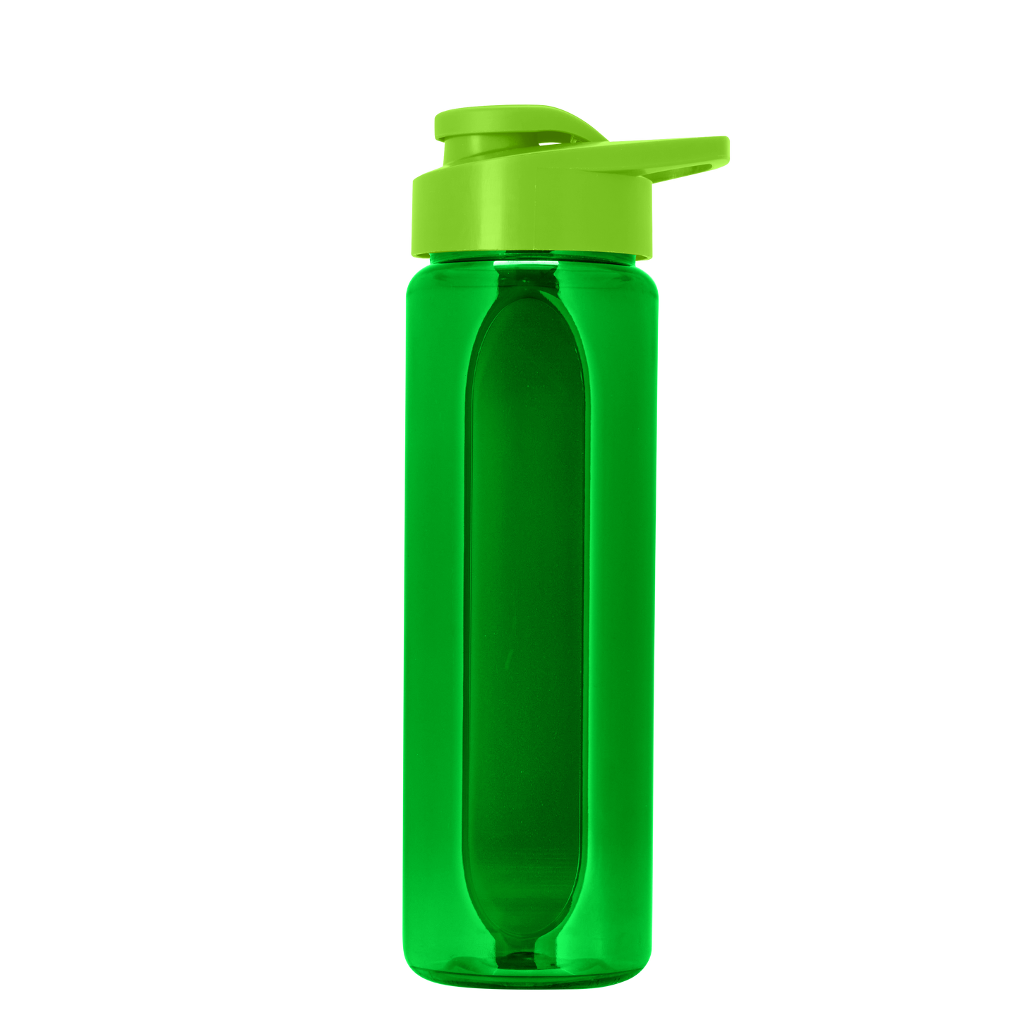 Boss Embossed RPET Bottle with Drink-Thru Lid - 26 oz.