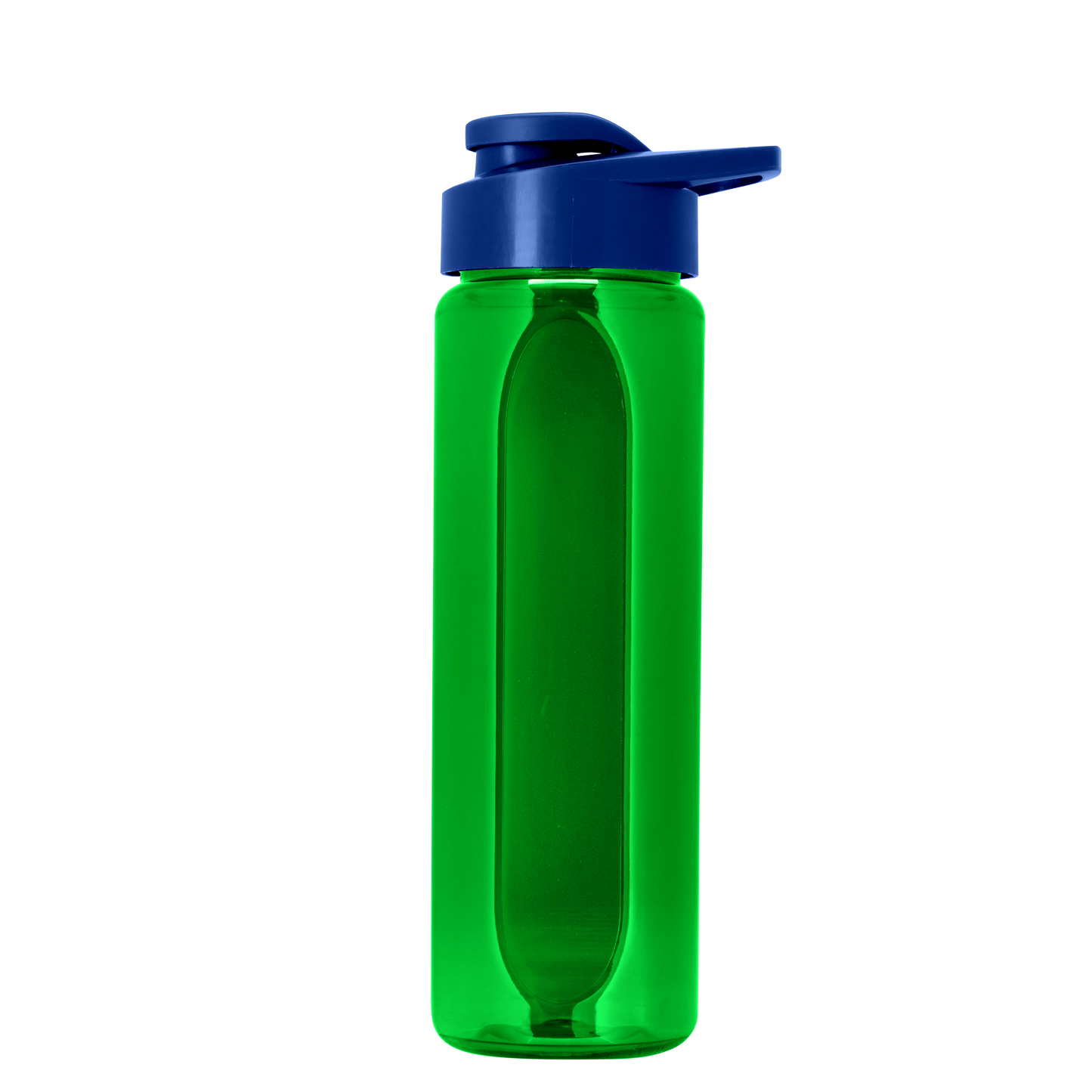 Boss Embossed RPET Bottle with Drink-Thru Lid - 26 oz.