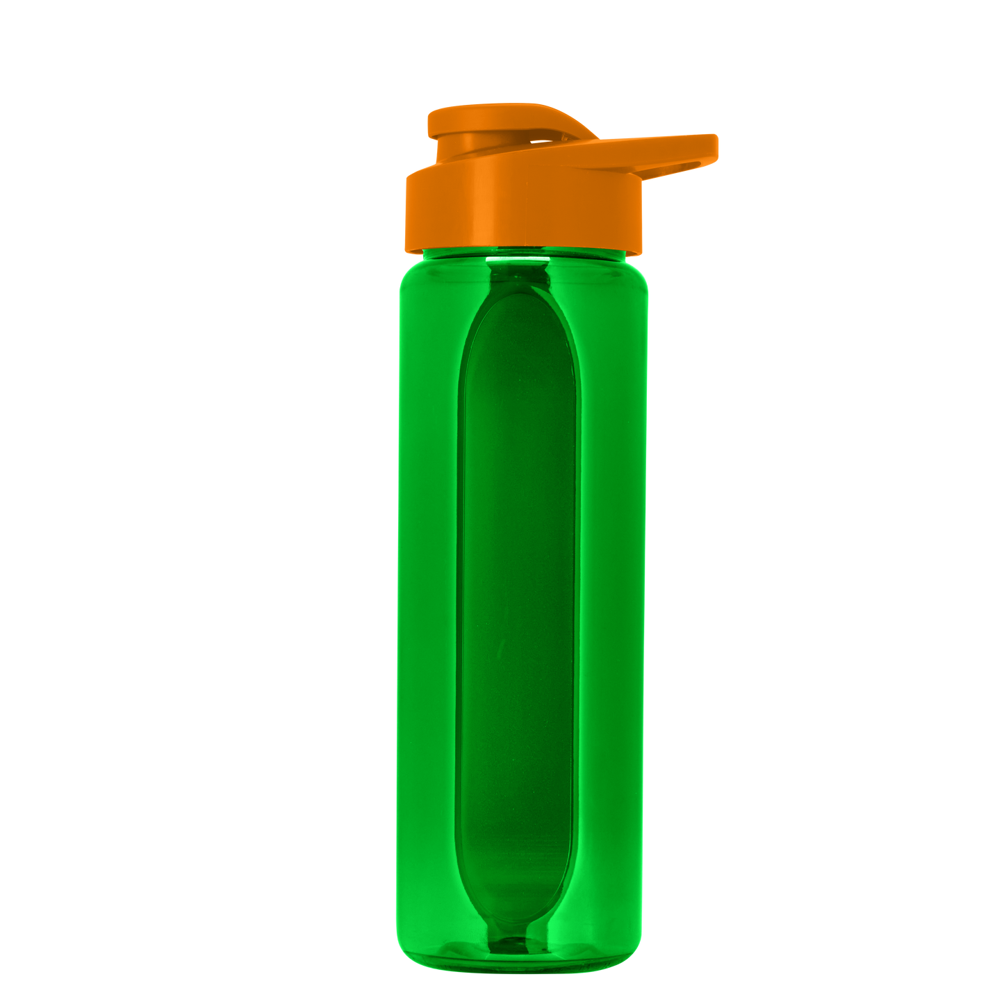 Boss Embossed RPET Bottle with Drink-Thru Lid - 26 oz.