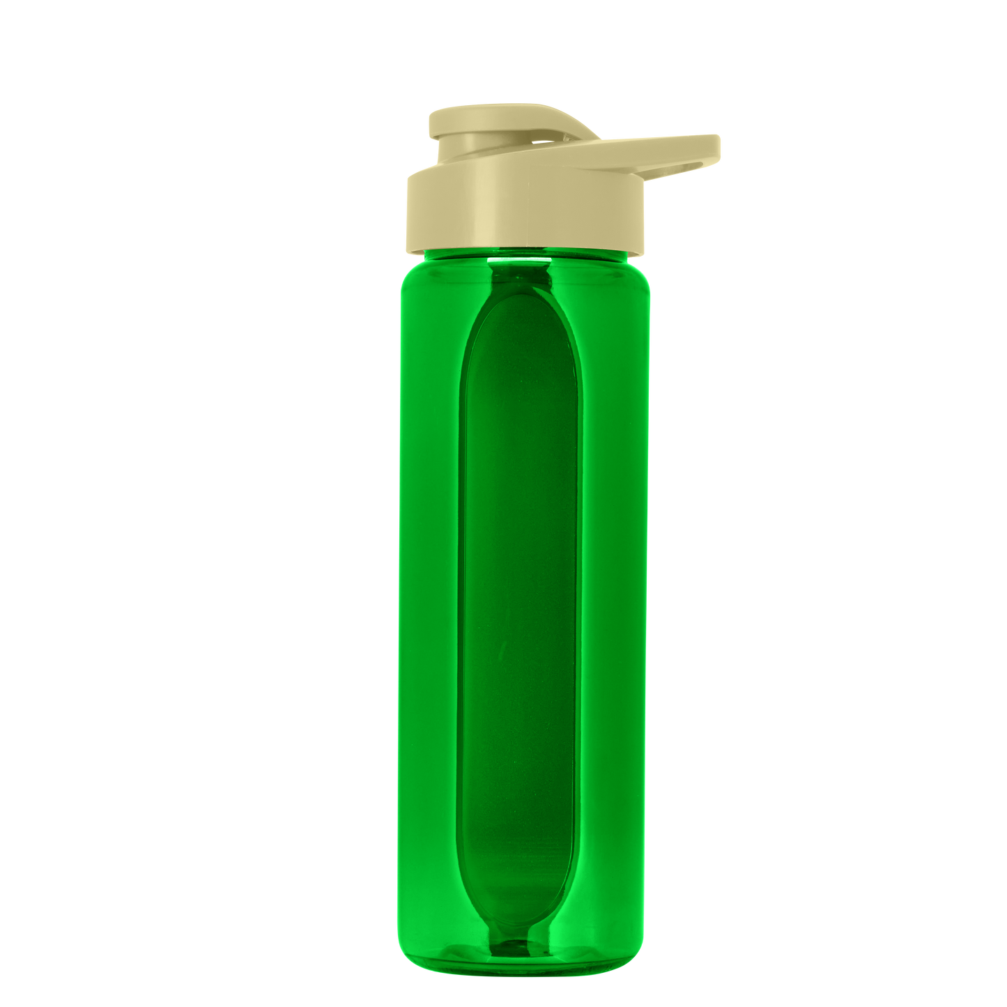 Boss Embossed RPET Bottle with Drink-Thru Lid - 26 oz.