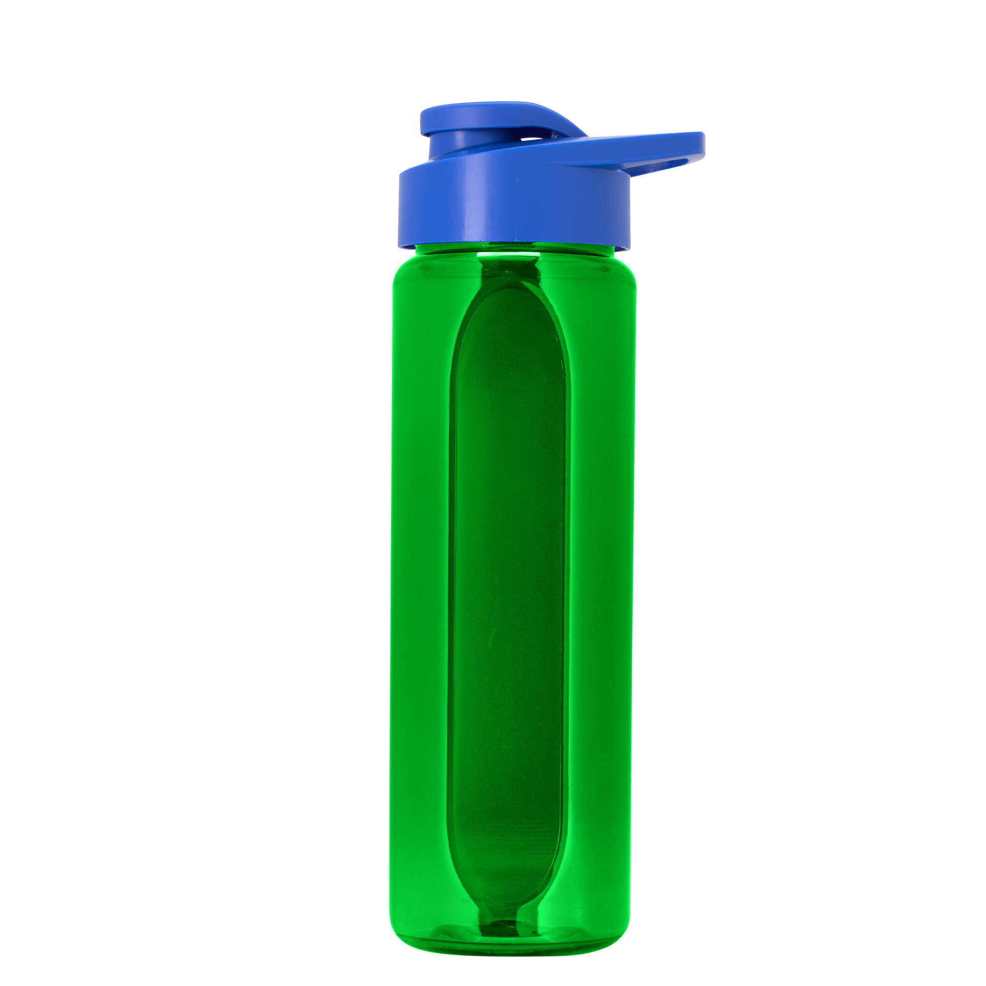 Boss Embossed RPET Bottle with Drink-Thru Lid - 26 oz.