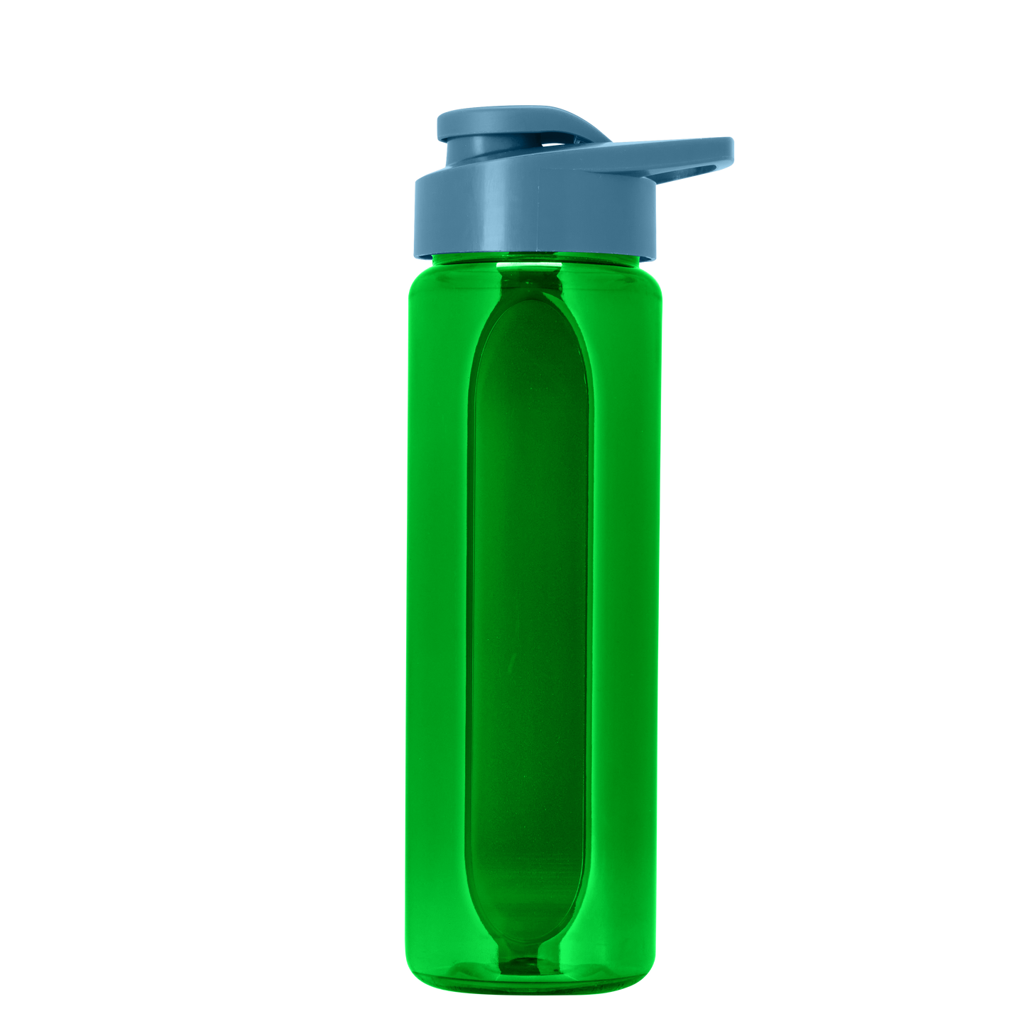 Boss Embossed RPET Bottle with Drink-Thru Lid - 26 oz.