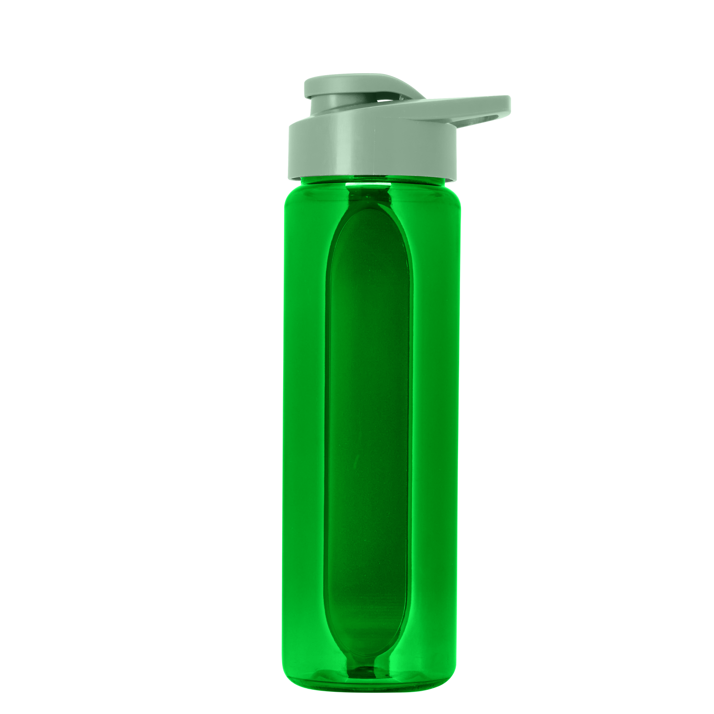 Boss Embossed RPET Bottle with Drink-Thru Lid - 26 oz.