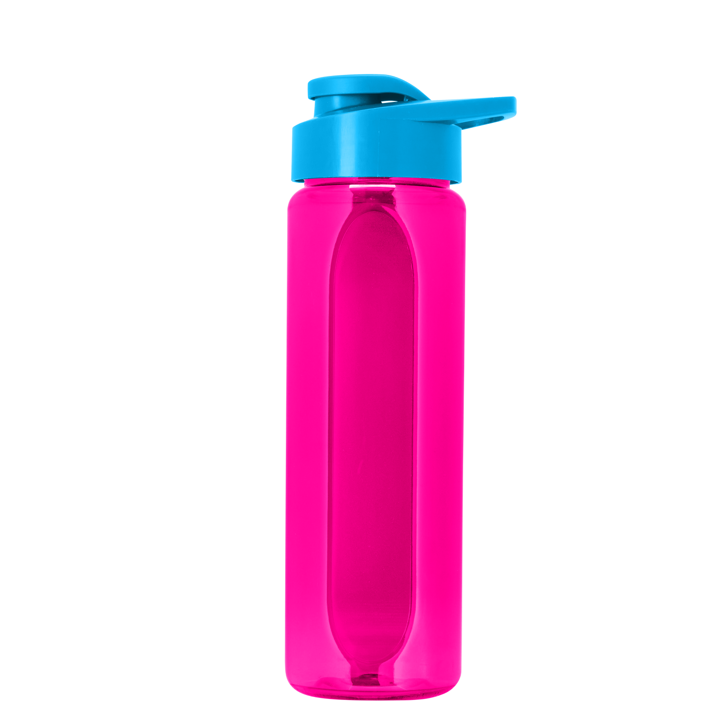 Boss Embossed RPET Bottle with Drink-Thru Lid - 26 oz.