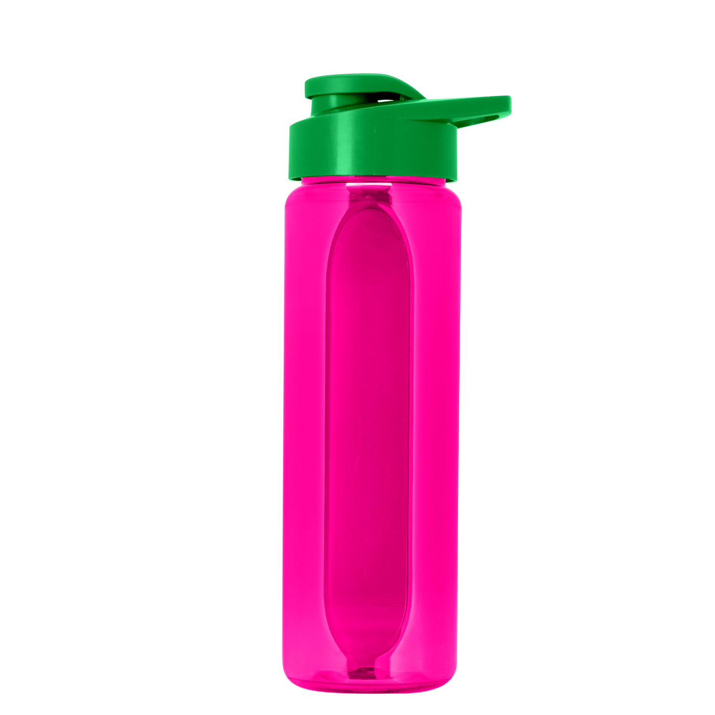 Boss Embossed RPET Bottle with Drink-Thru Lid - 26 oz.