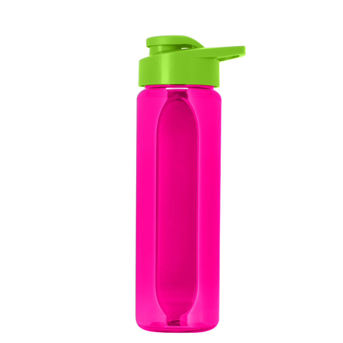 Boss Embossed RPET Bottle with Drink-Thru Lid - 26 oz.
