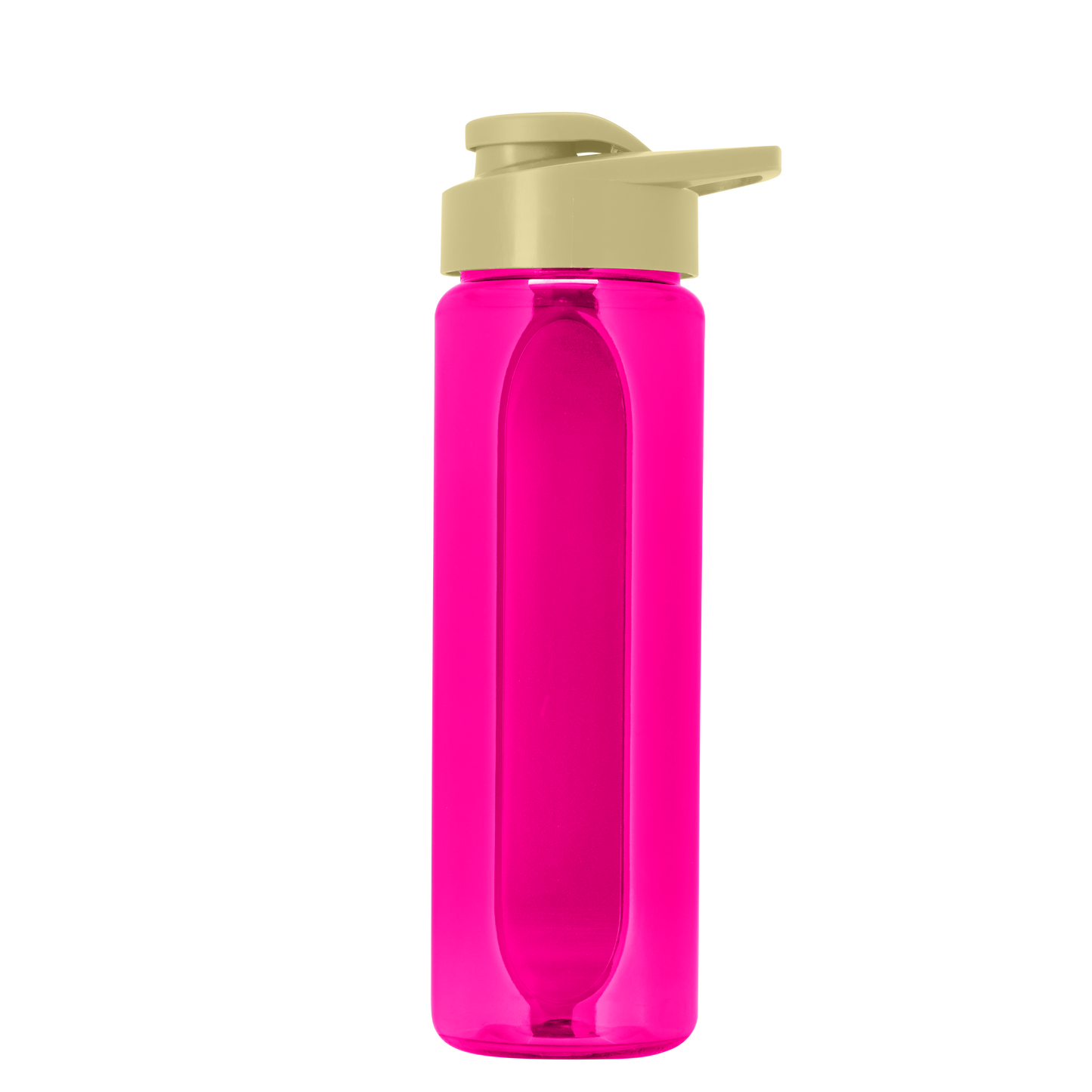 Boss Embossed RPET Bottle with Drink-Thru Lid - 26 oz.