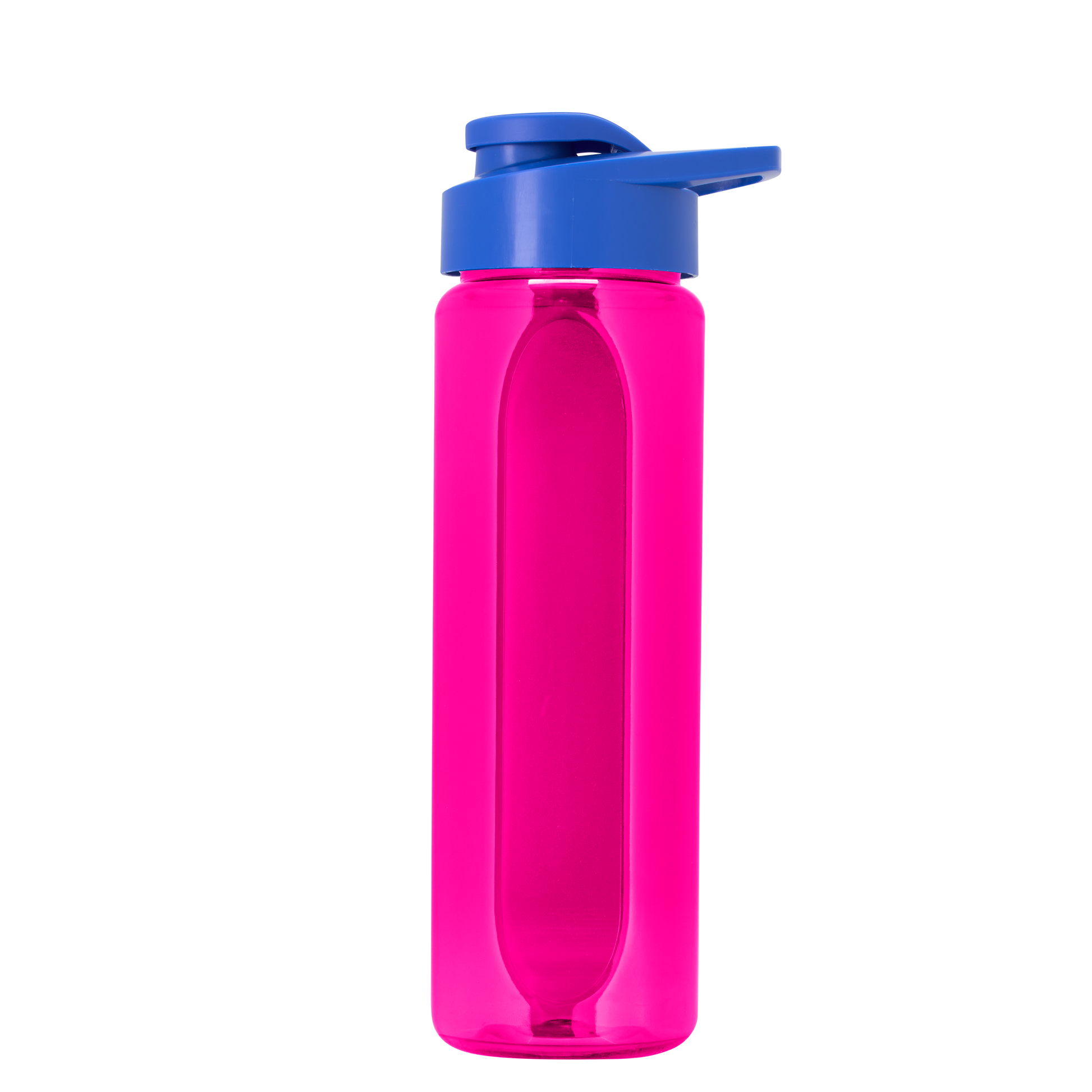 Boss Embossed RPET Bottle with Drink-Thru Lid - 26 oz.