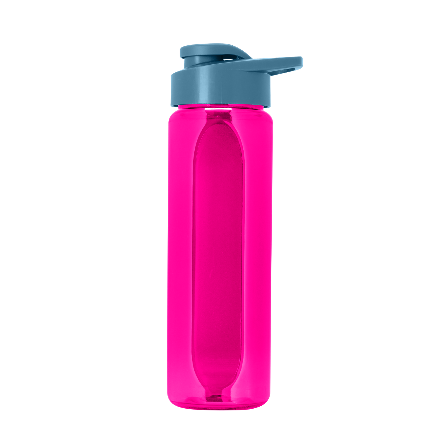 Boss Embossed RPET Bottle with Drink-Thru Lid - 26 oz.
