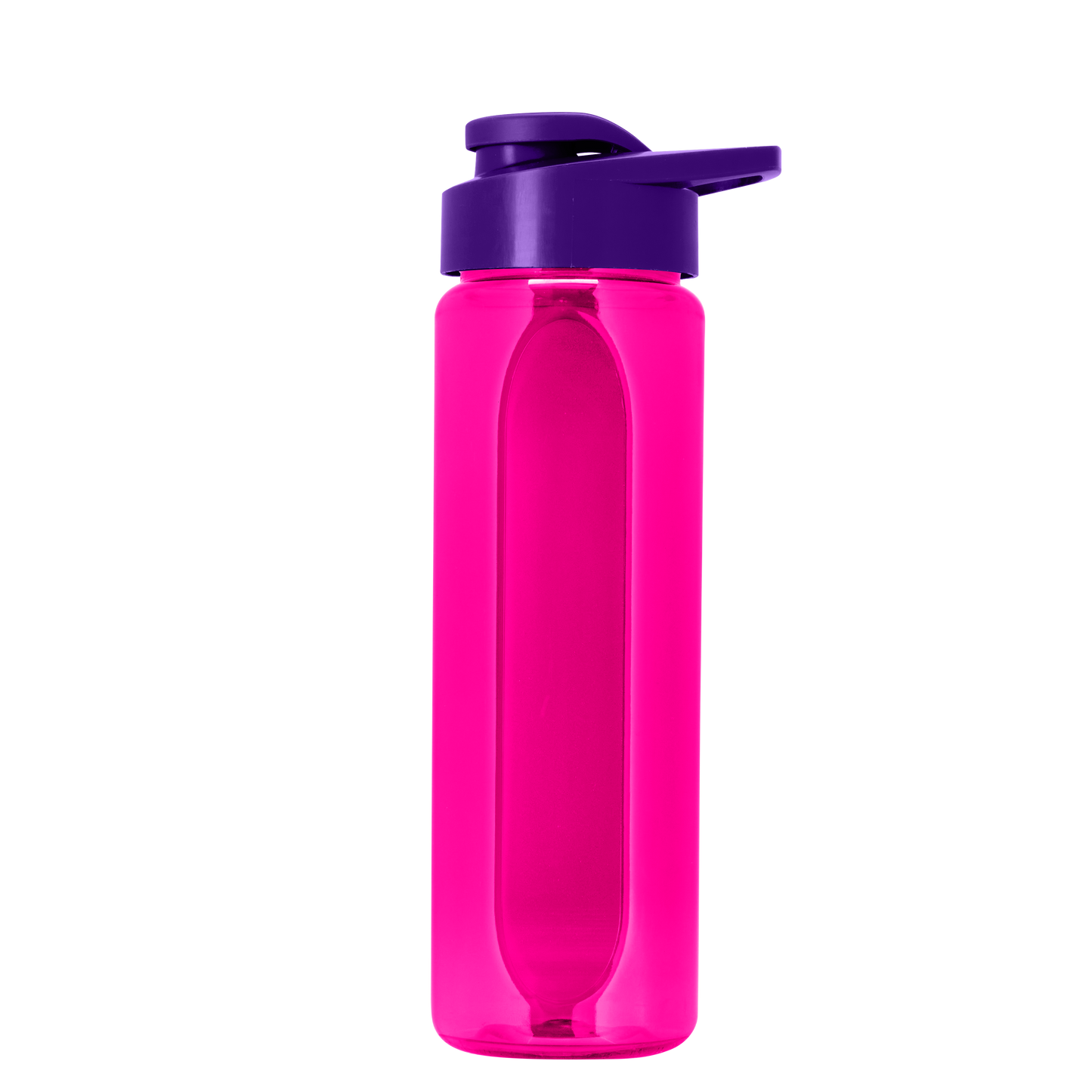 Boss Embossed RPET Bottle with Drink-Thru Lid - 26 oz.