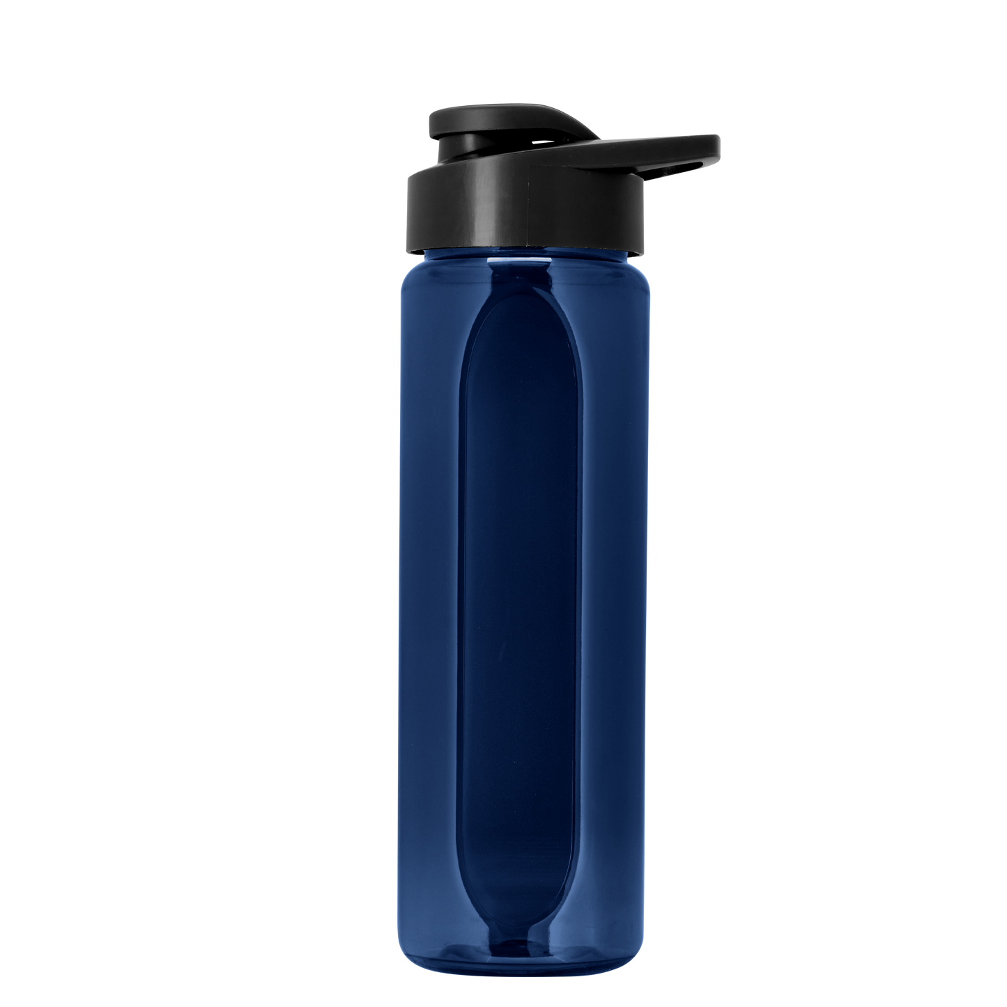 Boss Embossed RPET Bottle with Drink-Thru Lid - 26 oz.