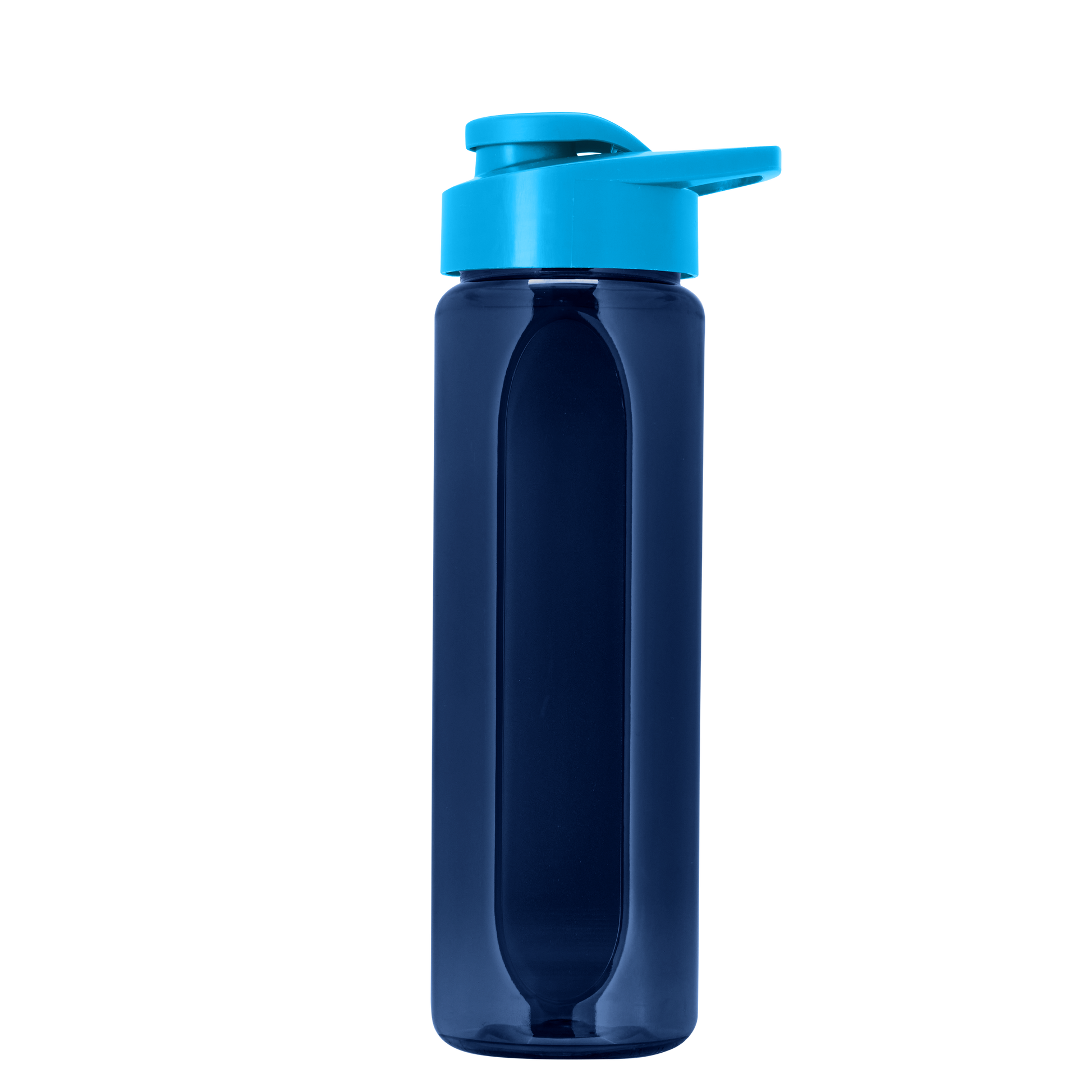 Boss Embossed RPET Bottle with Drink-Thru Lid - 26 oz.