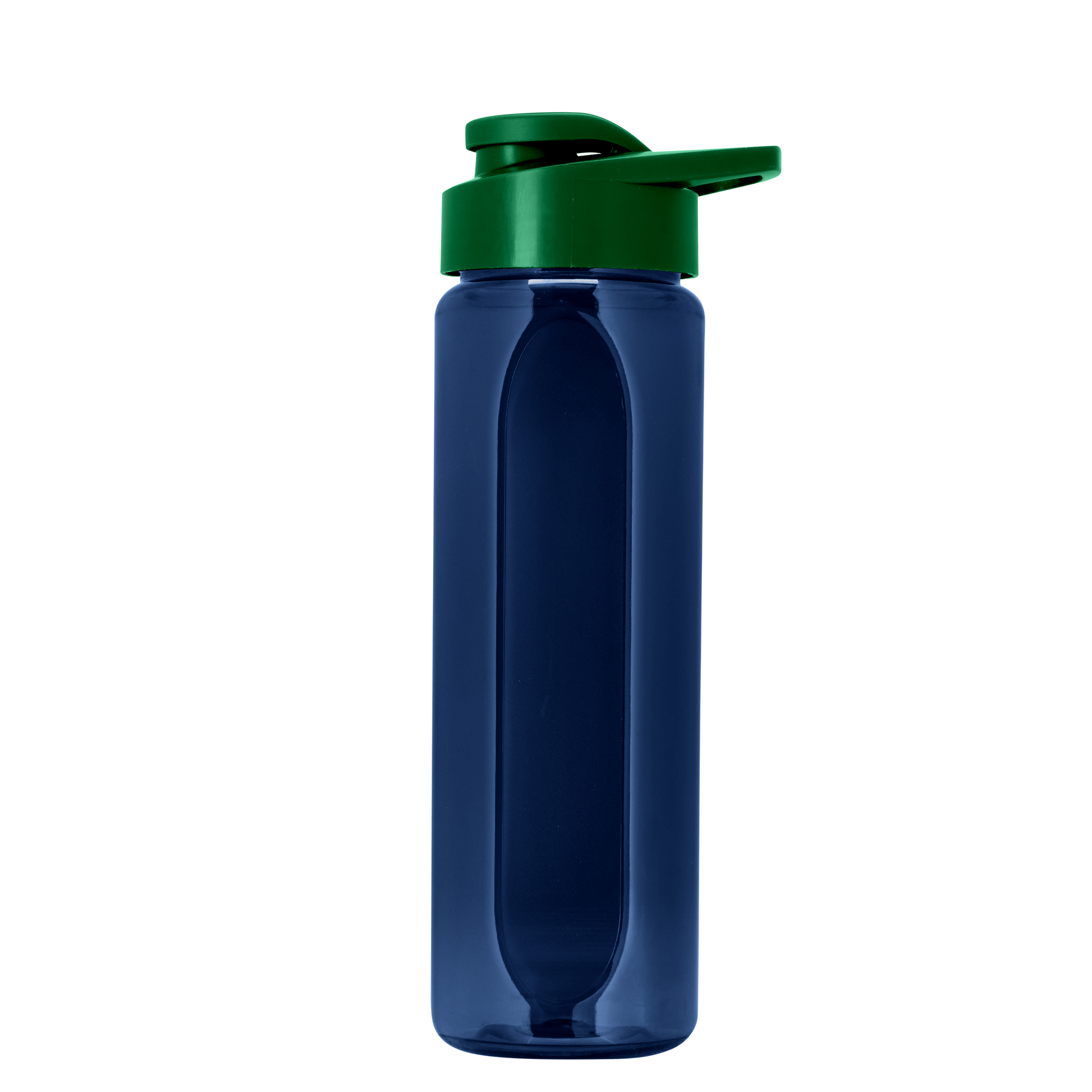Boss Embossed RPET Bottle with Drink-Thru Lid - 26 oz.