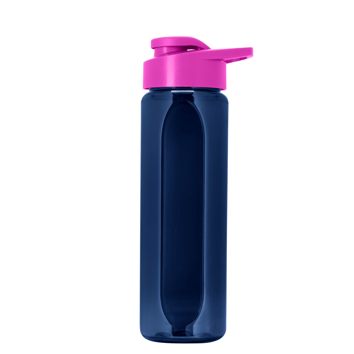 Boss Embossed RPET Bottle with Drink-Thru Lid - 26 oz.