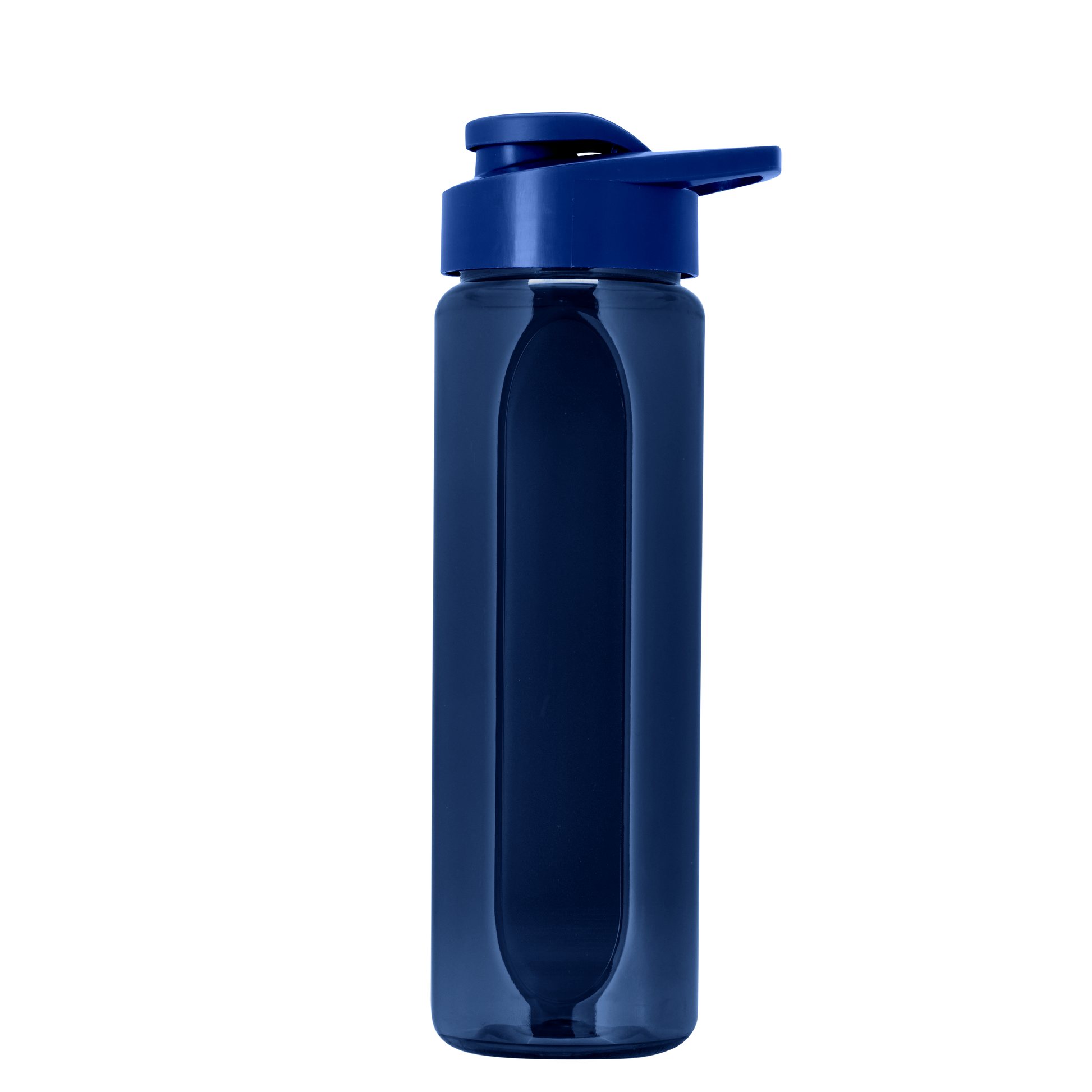 Boss Embossed RPET Bottle with Drink-Thru Lid - 26 oz.
