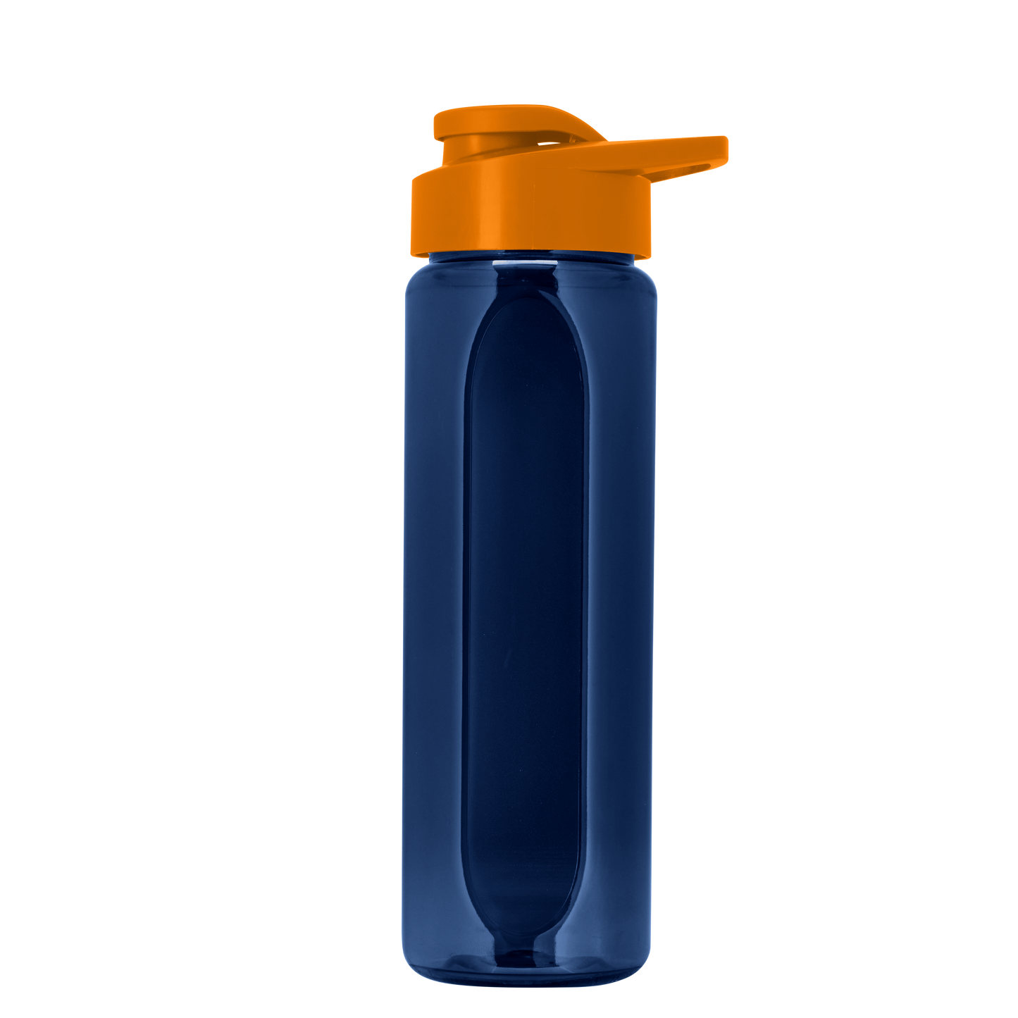 Boss Embossed RPET Bottle with Drink-Thru Lid - 26 oz.