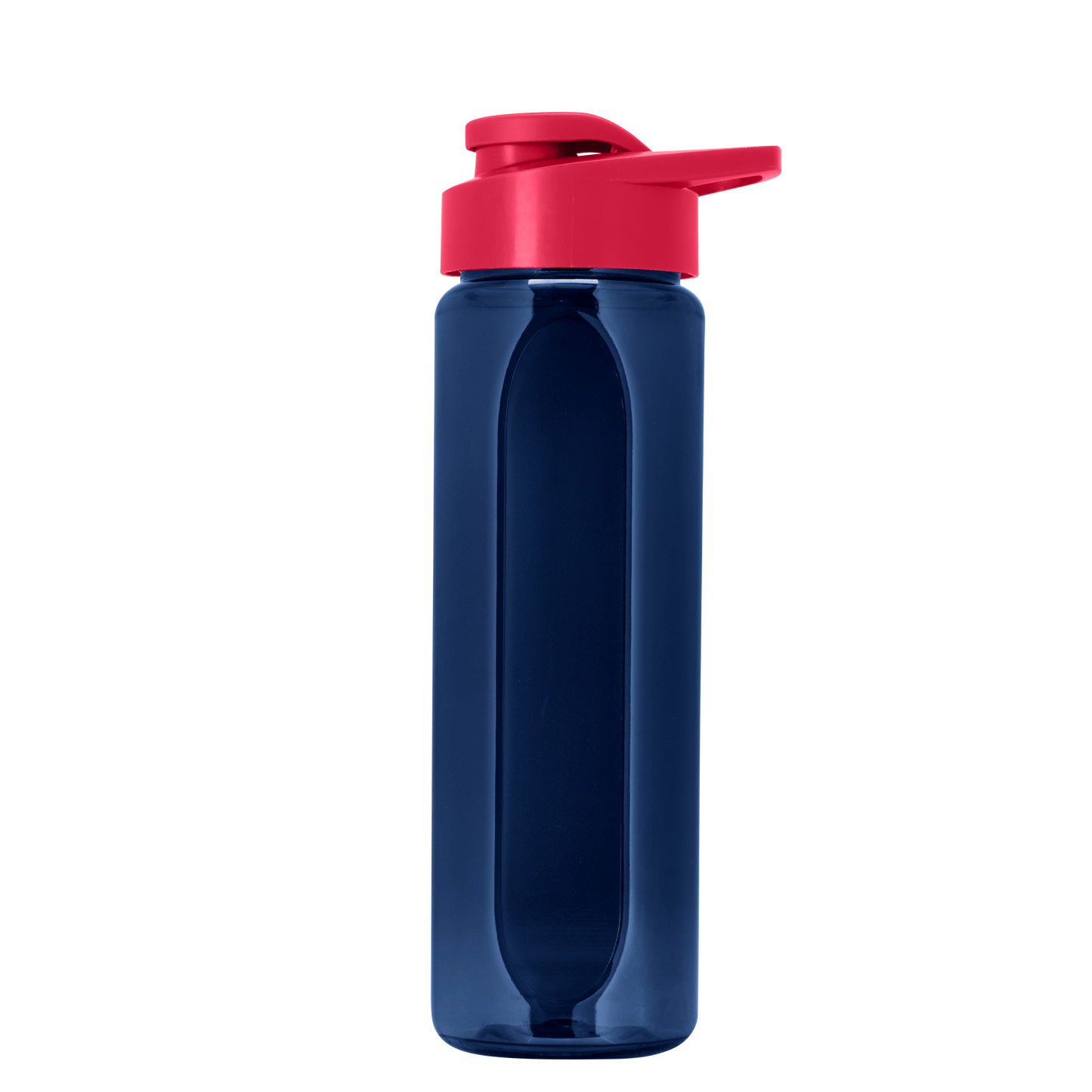 Boss Embossed RPET Bottle with Drink-Thru Lid - 26 oz.
