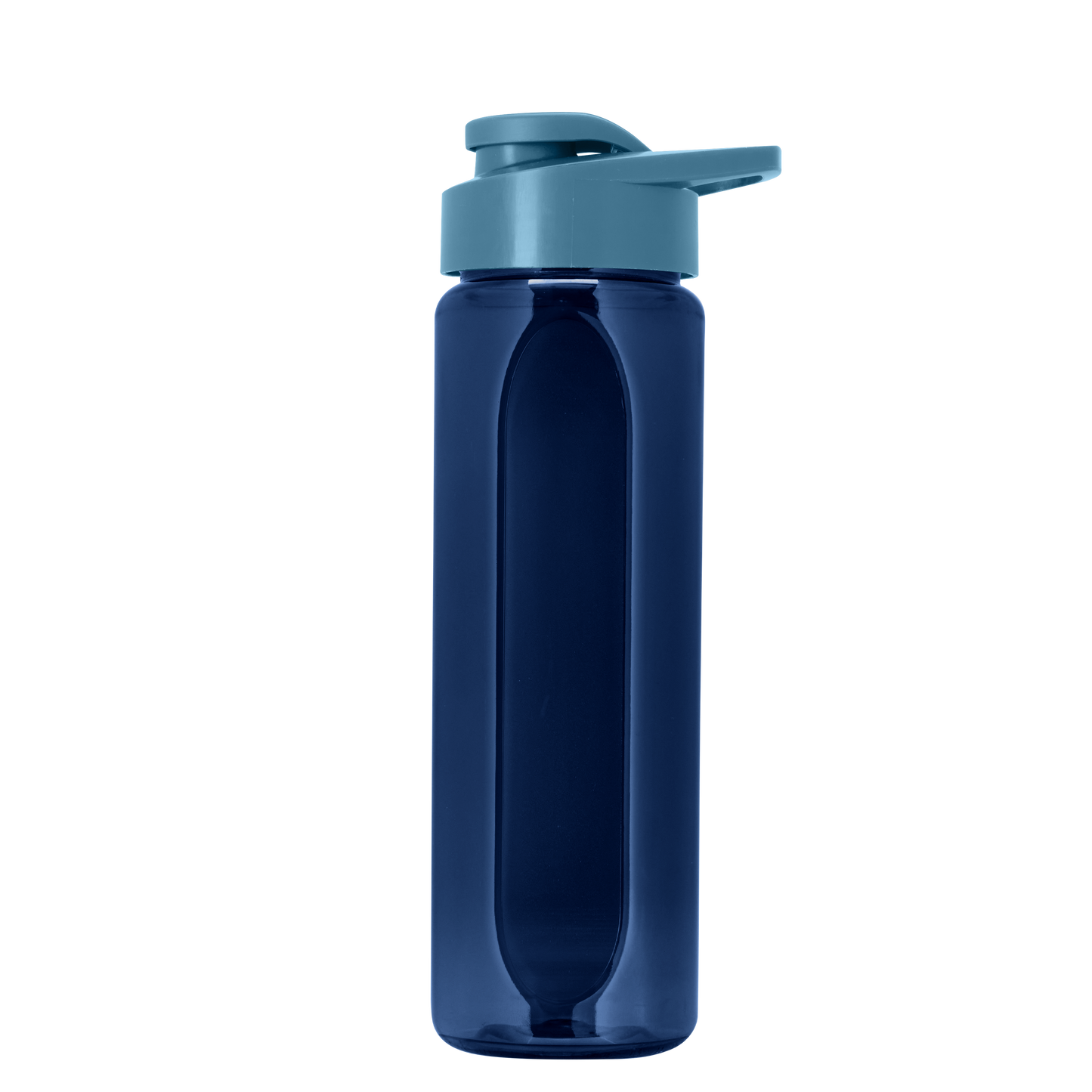 Boss Embossed RPET Bottle with Drink-Thru Lid - 26 oz.