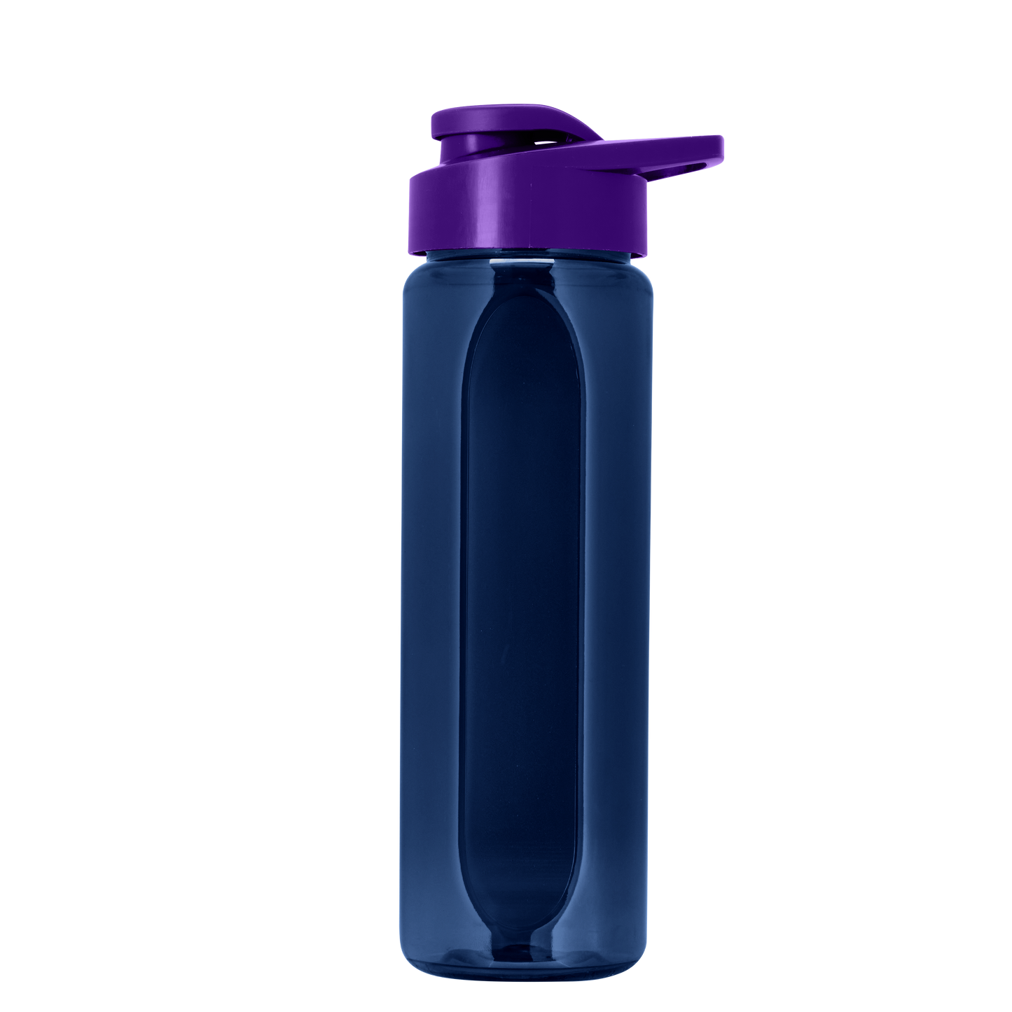 Boss Embossed RPET Bottle with Drink-Thru Lid - 26 oz.