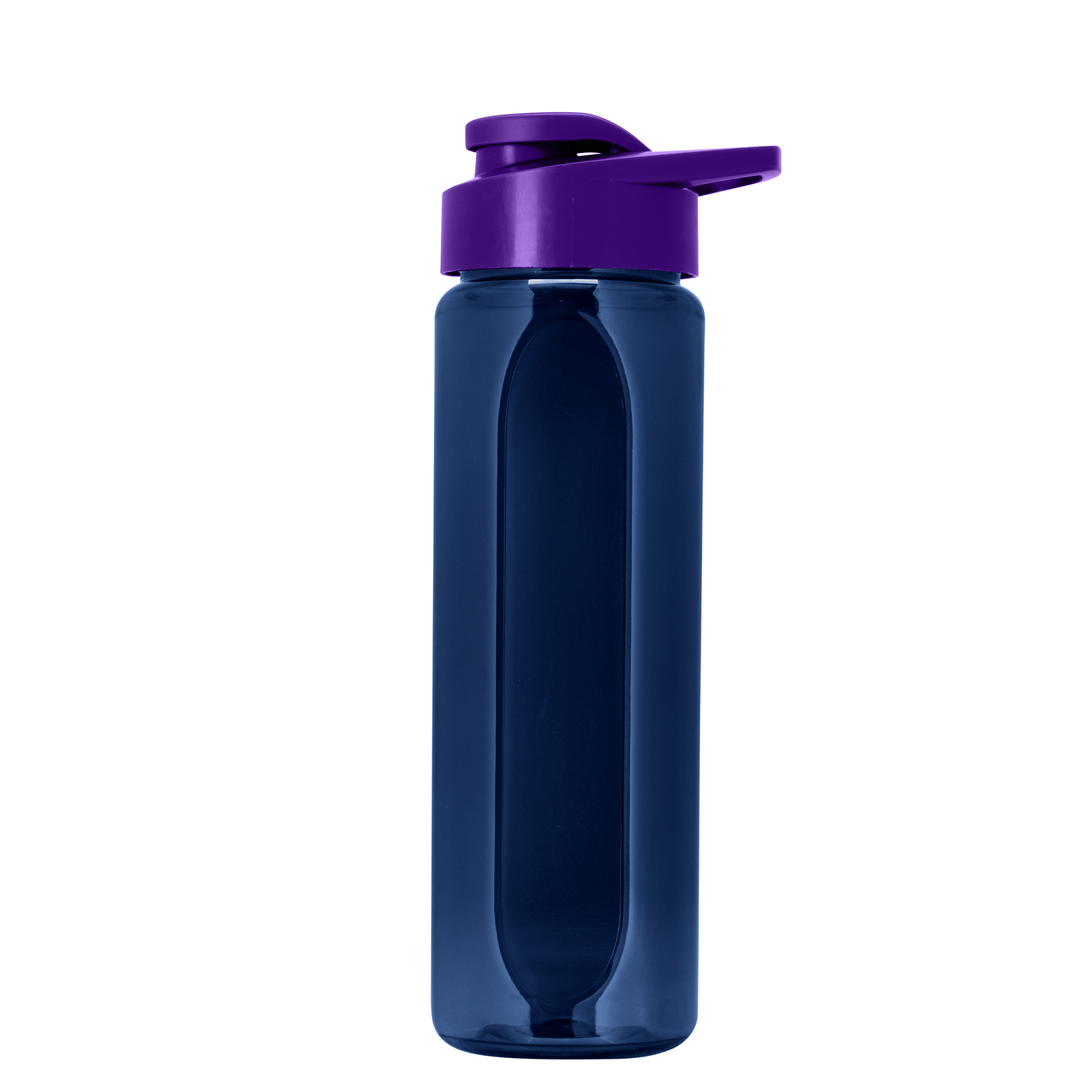 Boss Embossed RPET Bottle with Drink-Thru Lid - 26 oz.