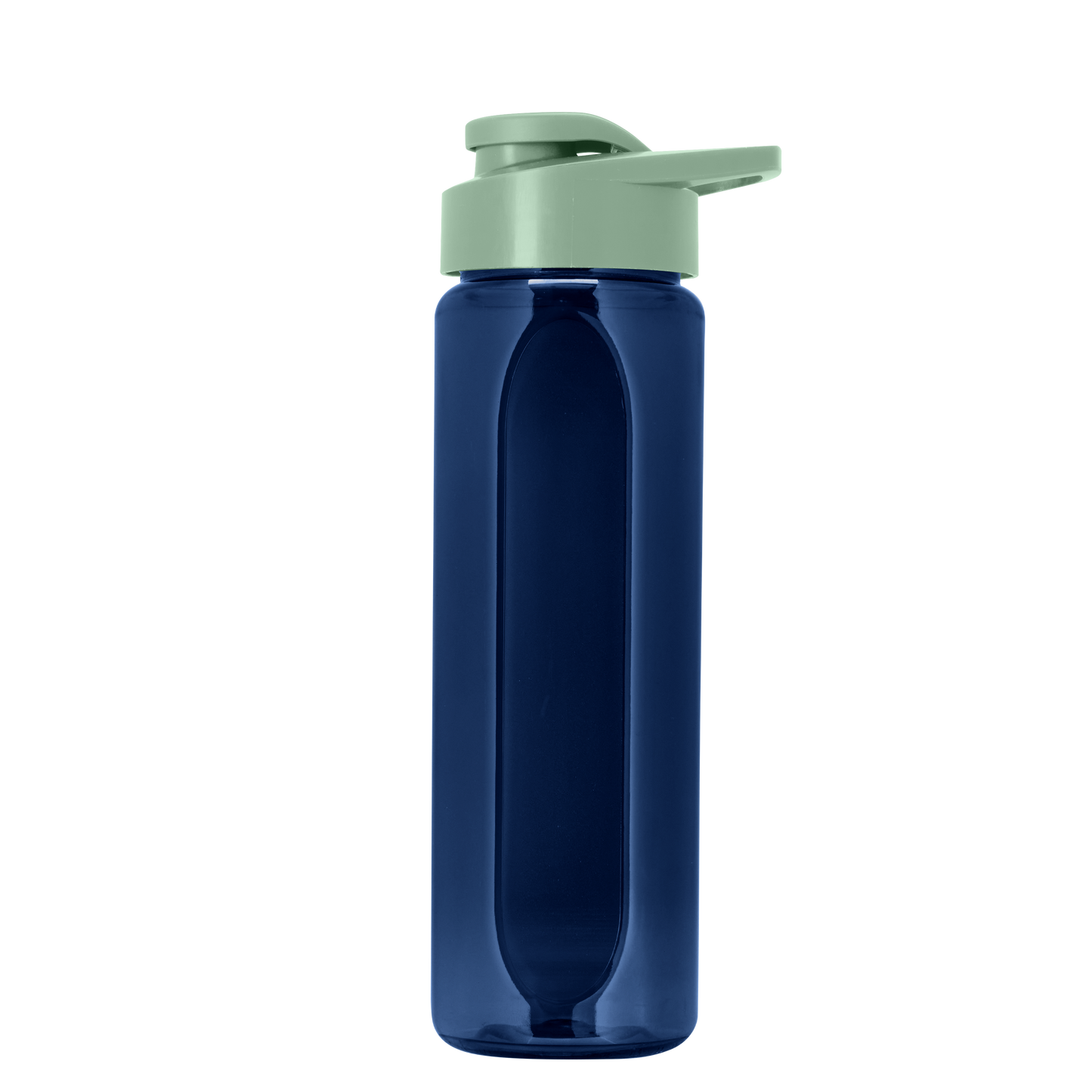 Boss Embossed RPET Bottle with Drink-Thru Lid - 26 oz.