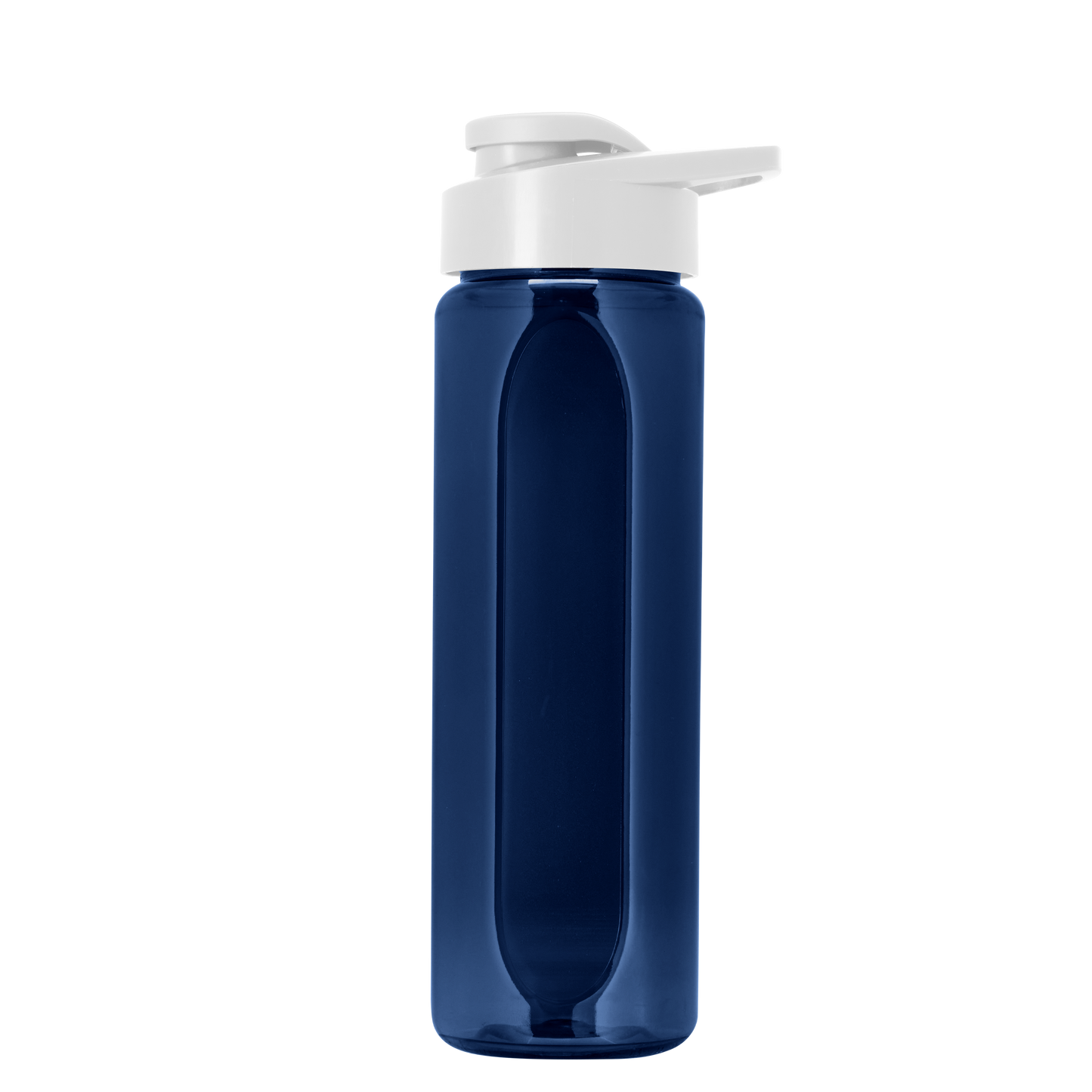 Boss Embossed RPET Bottle with Drink-Thru Lid - 26 oz.