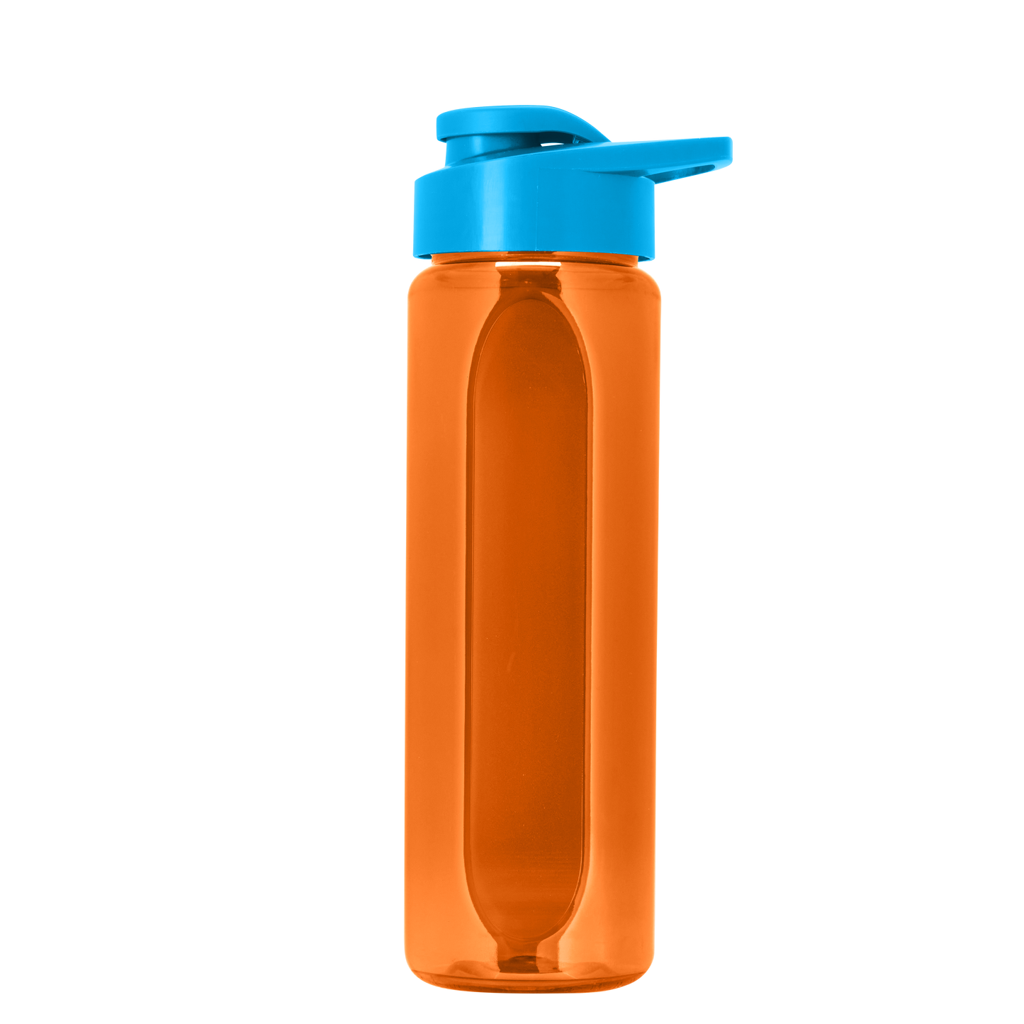 Boss Embossed RPET Bottle with Drink-Thru Lid - 26 oz.
