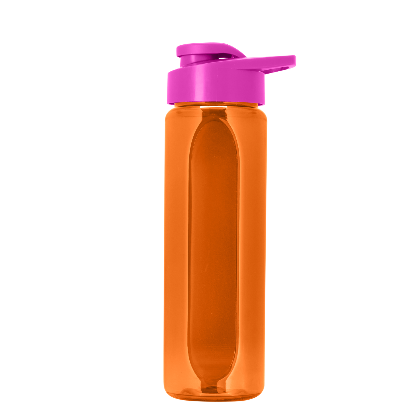 Boss Embossed RPET Bottle with Drink-Thru Lid - 26 oz.
