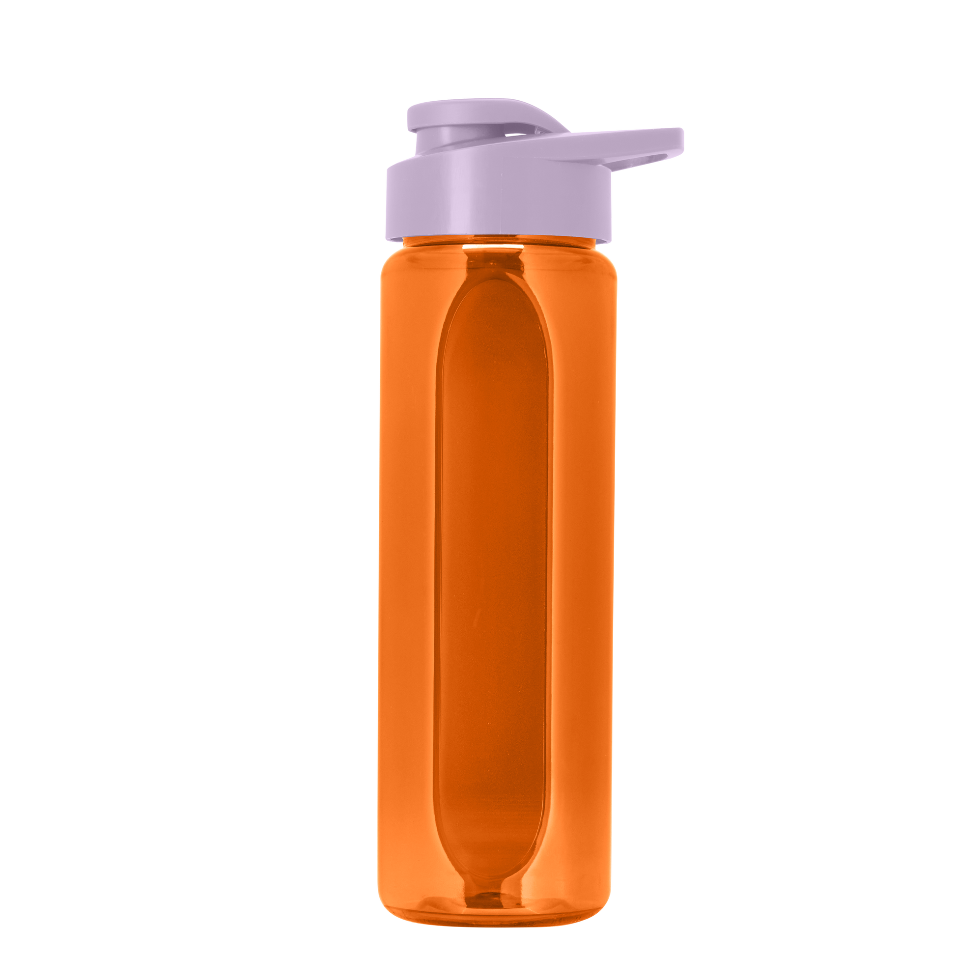 Boss Embossed RPET Bottle with Drink-Thru Lid - 26 oz.