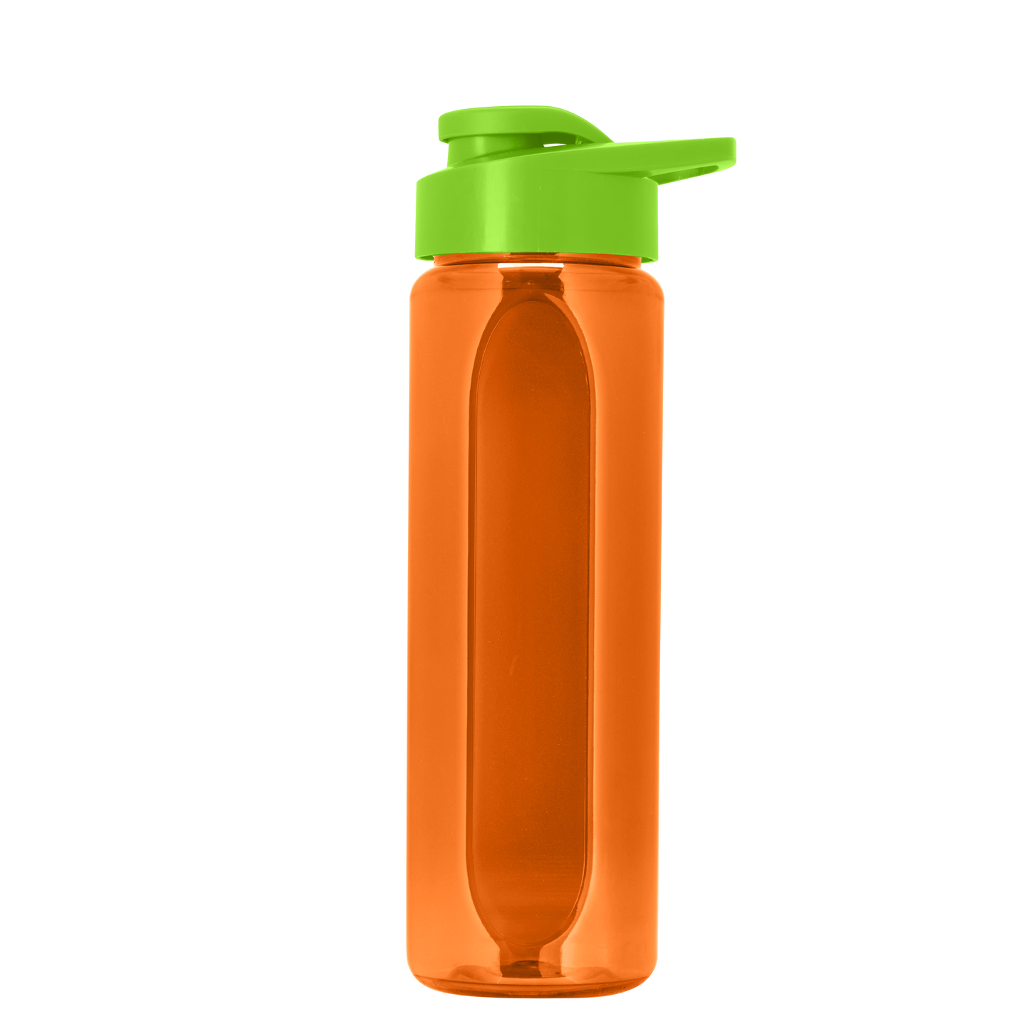 Boss Embossed RPET Bottle with Drink-Thru Lid - 26 oz.