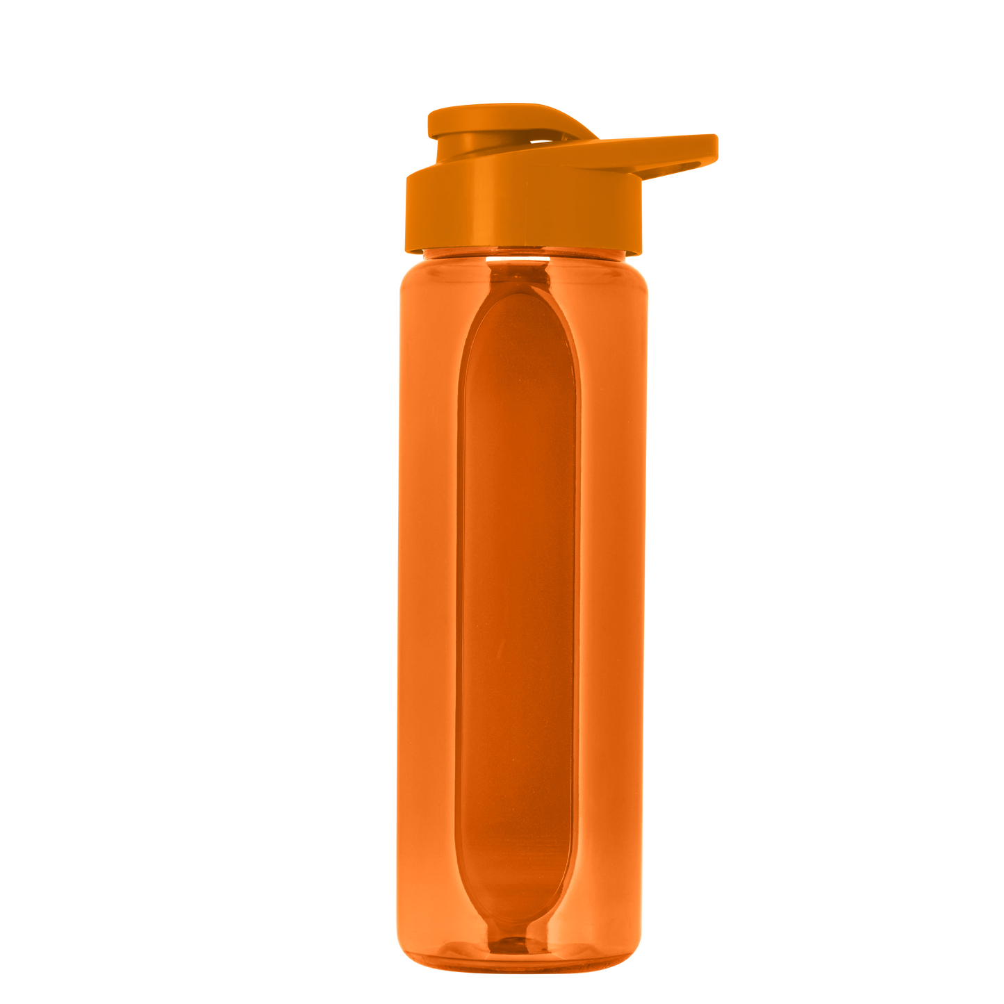Boss Embossed RPET Bottle with Drink-Thru Lid - 26 oz.