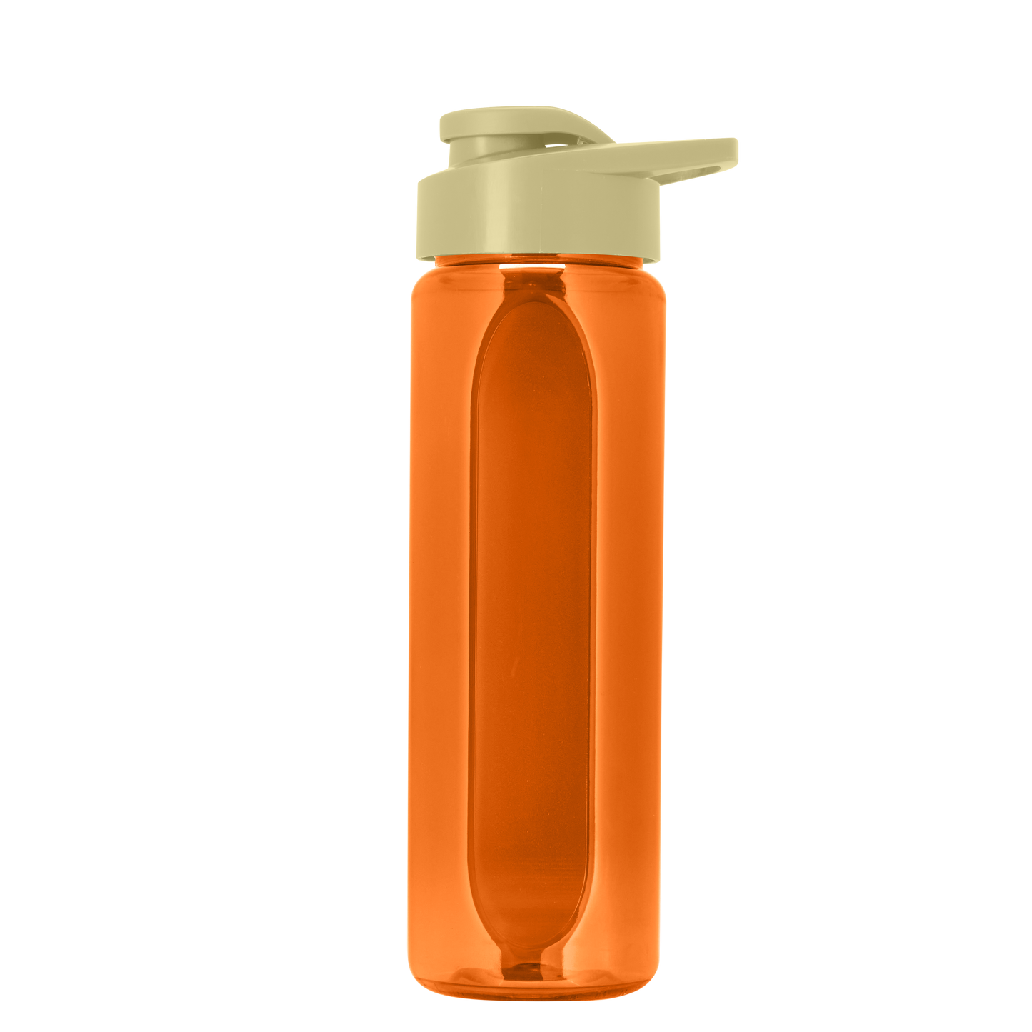 Boss Embossed RPET Bottle with Drink-Thru Lid - 26 oz.