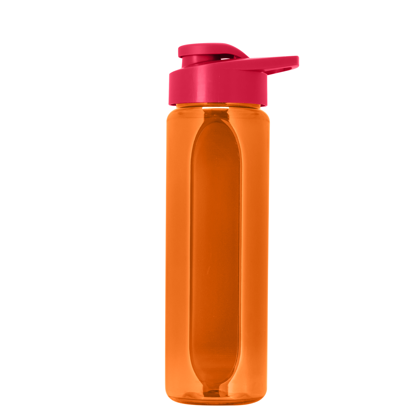 Boss Embossed RPET Bottle with Drink-Thru Lid - 26 oz.