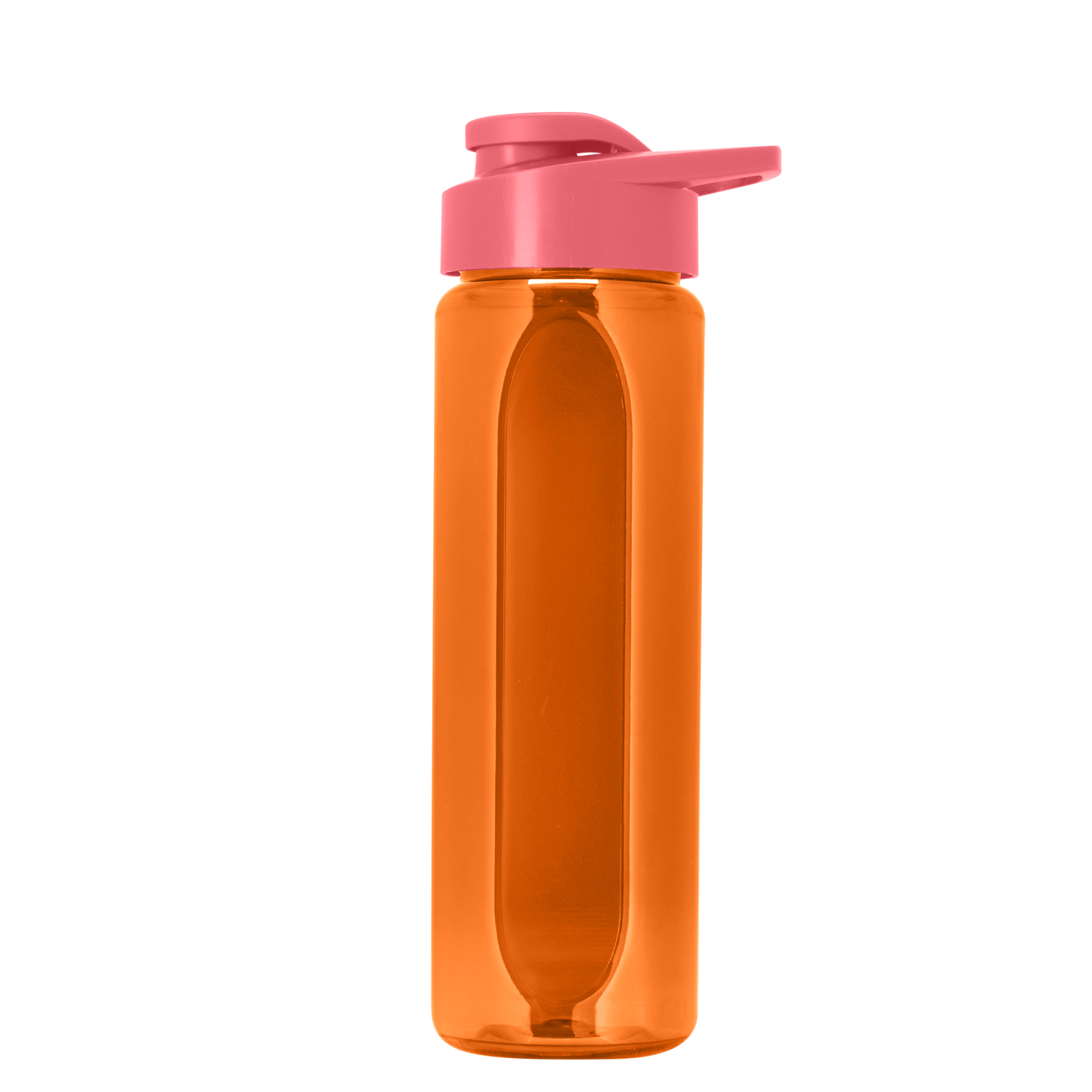 Boss Embossed RPET Bottle with Drink-Thru Lid - 26 oz.