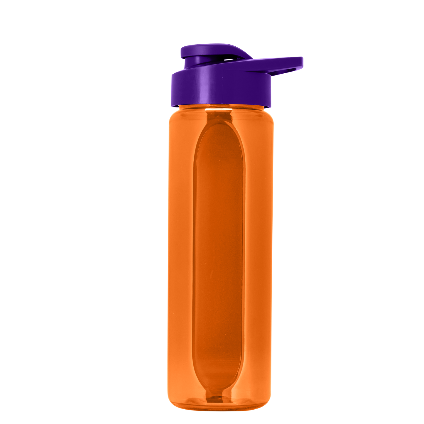 Boss Embossed RPET Bottle with Drink-Thru Lid - 26 oz.