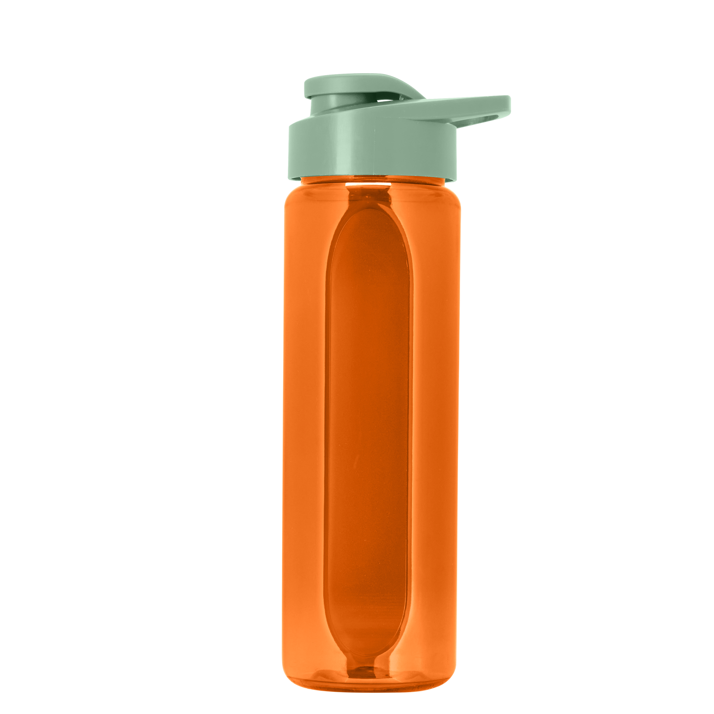 Boss Embossed RPET Bottle with Drink-Thru Lid - 26 oz.