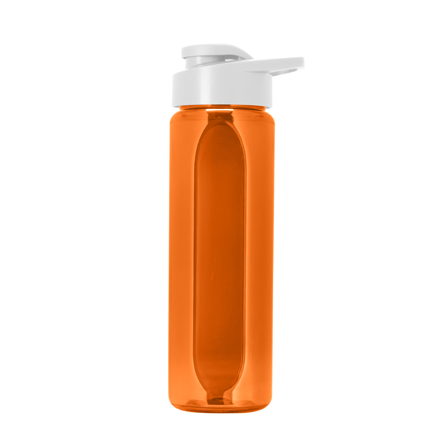 Boss Embossed RPET Bottle with Drink-Thru Lid - 26 oz.