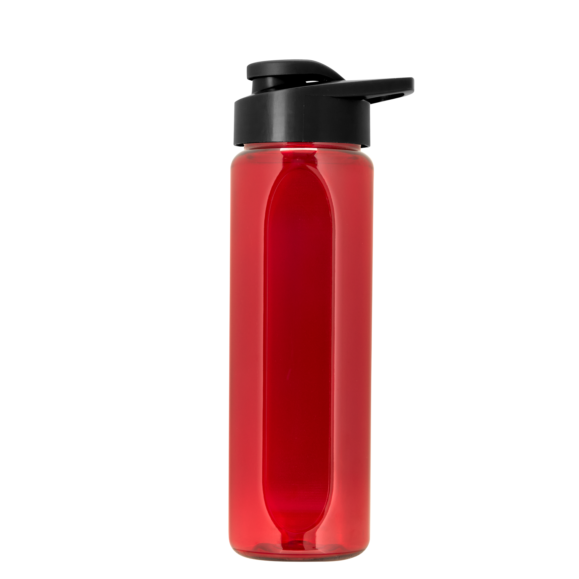 Boss Embossed RPET Bottle with Drink-Thru Lid - 26 oz.