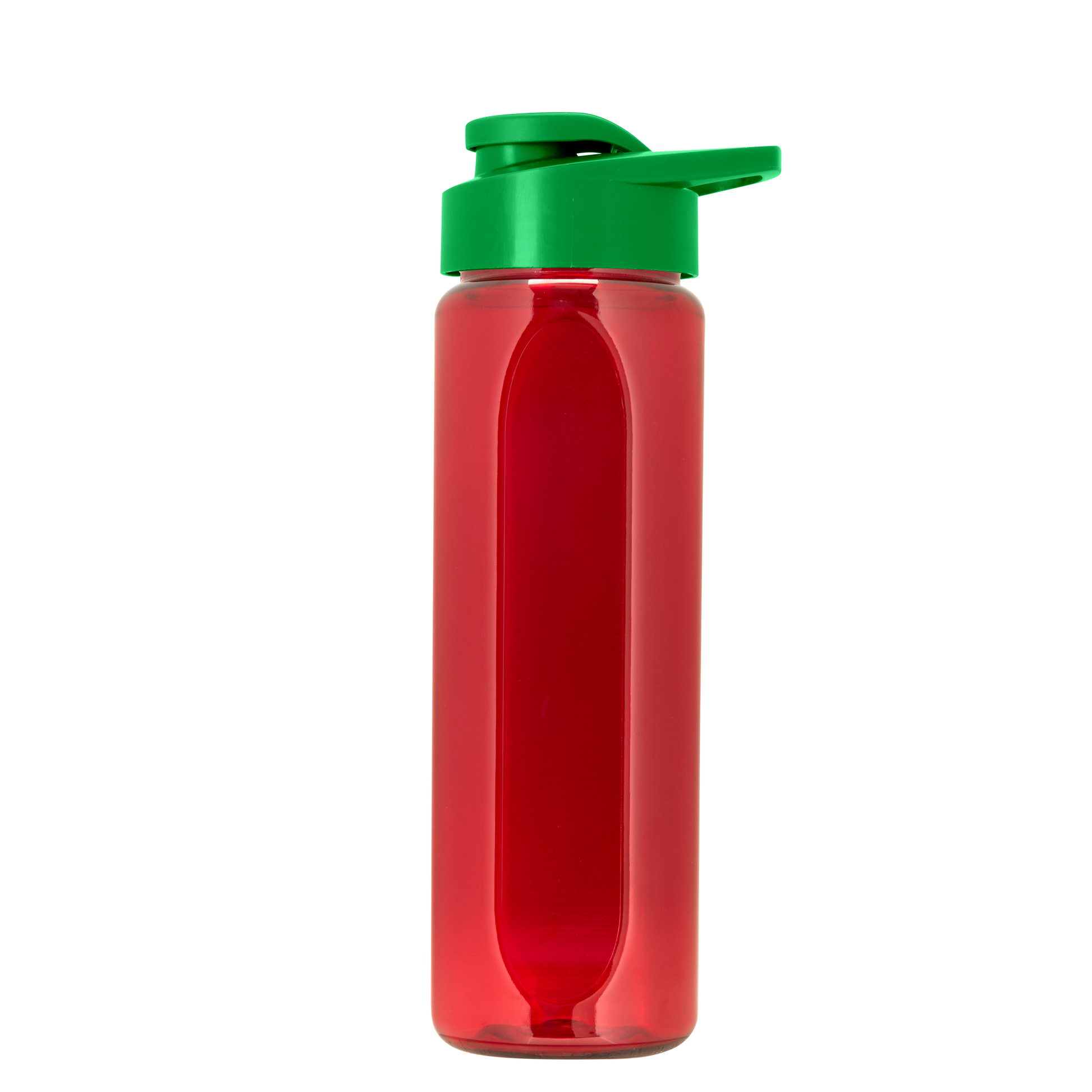 Boss Embossed RPET Bottle with Drink-Thru Lid - 26 oz.