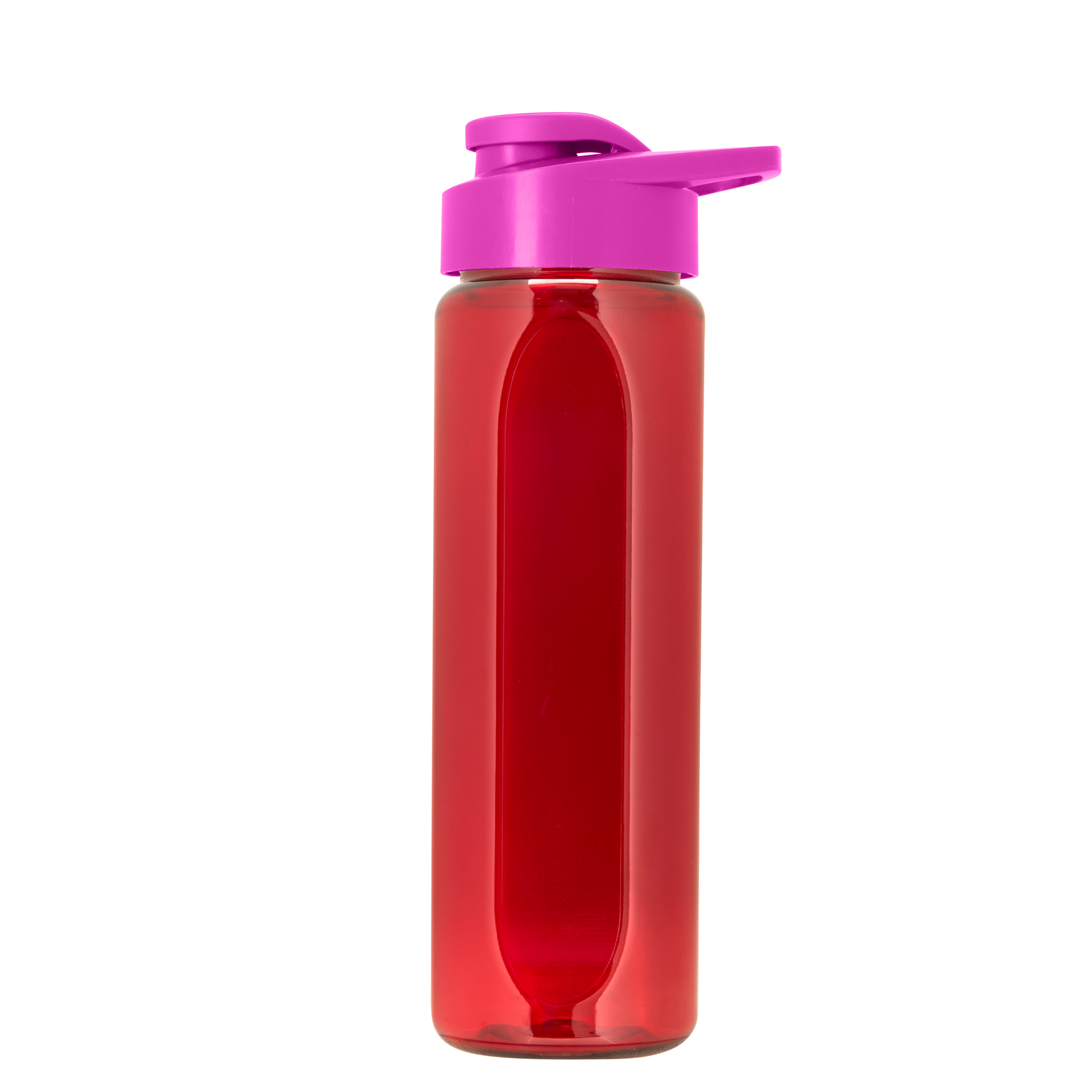 Boss Embossed RPET Bottle with Drink-Thru Lid - 26 oz.