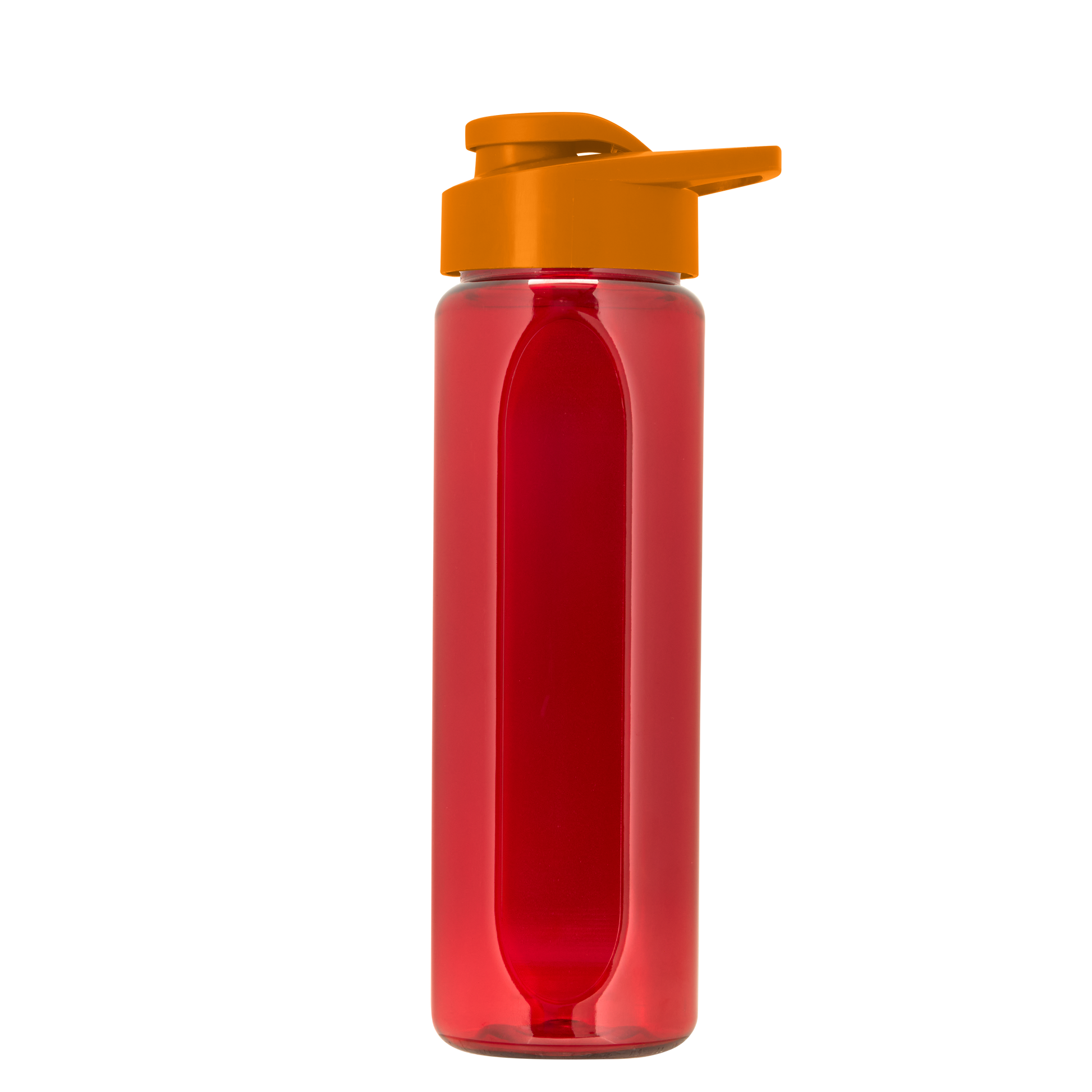 Boss Embossed RPET Bottle with Drink-Thru Lid - 26 oz.