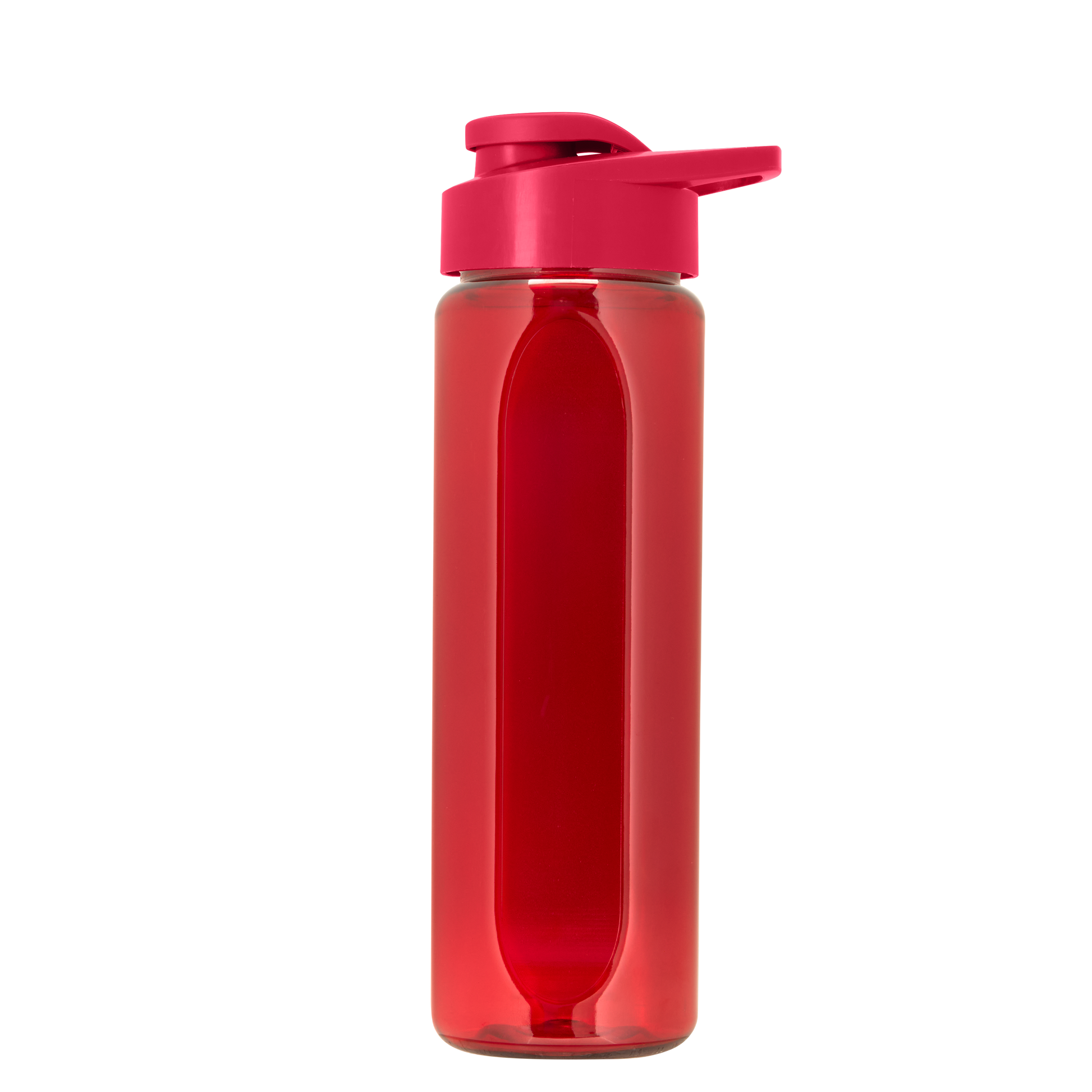 Boss Embossed RPET Bottle with Drink-Thru Lid - 26 oz.