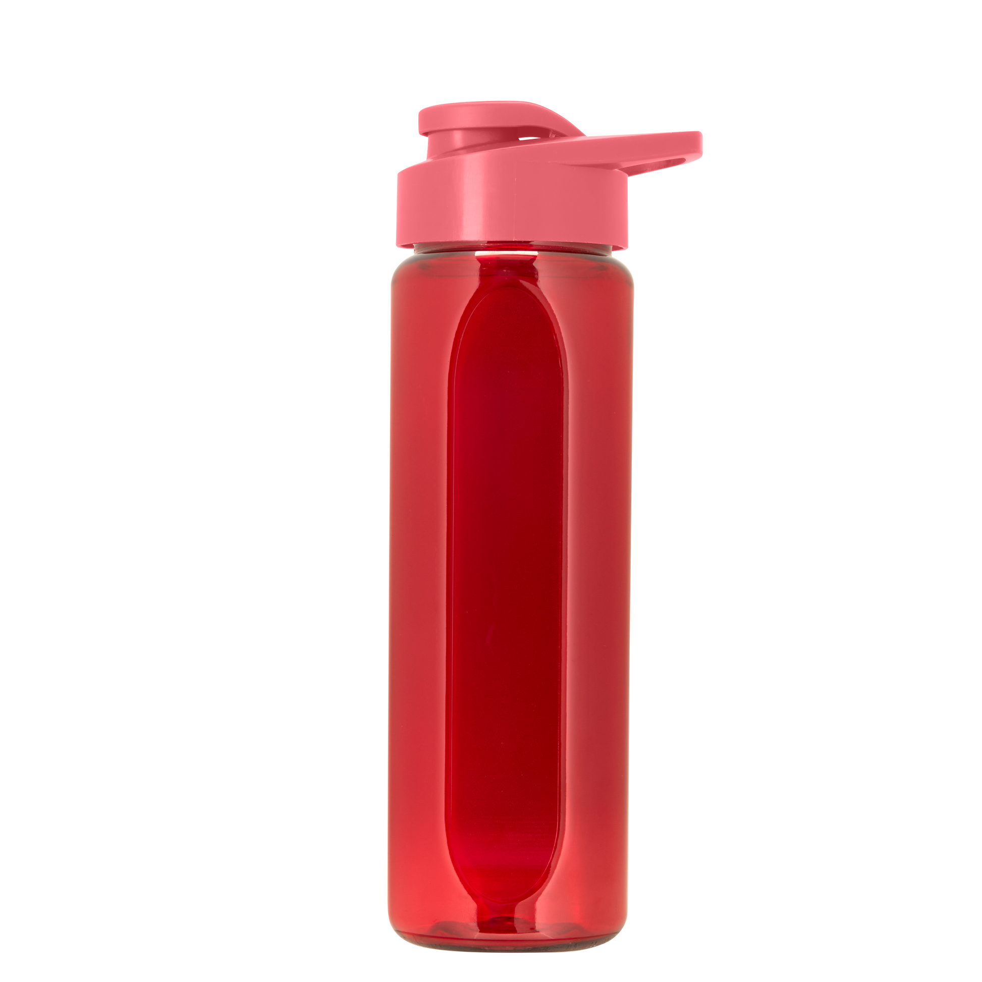 Boss Embossed RPET Bottle with Drink-Thru Lid - 26 oz.