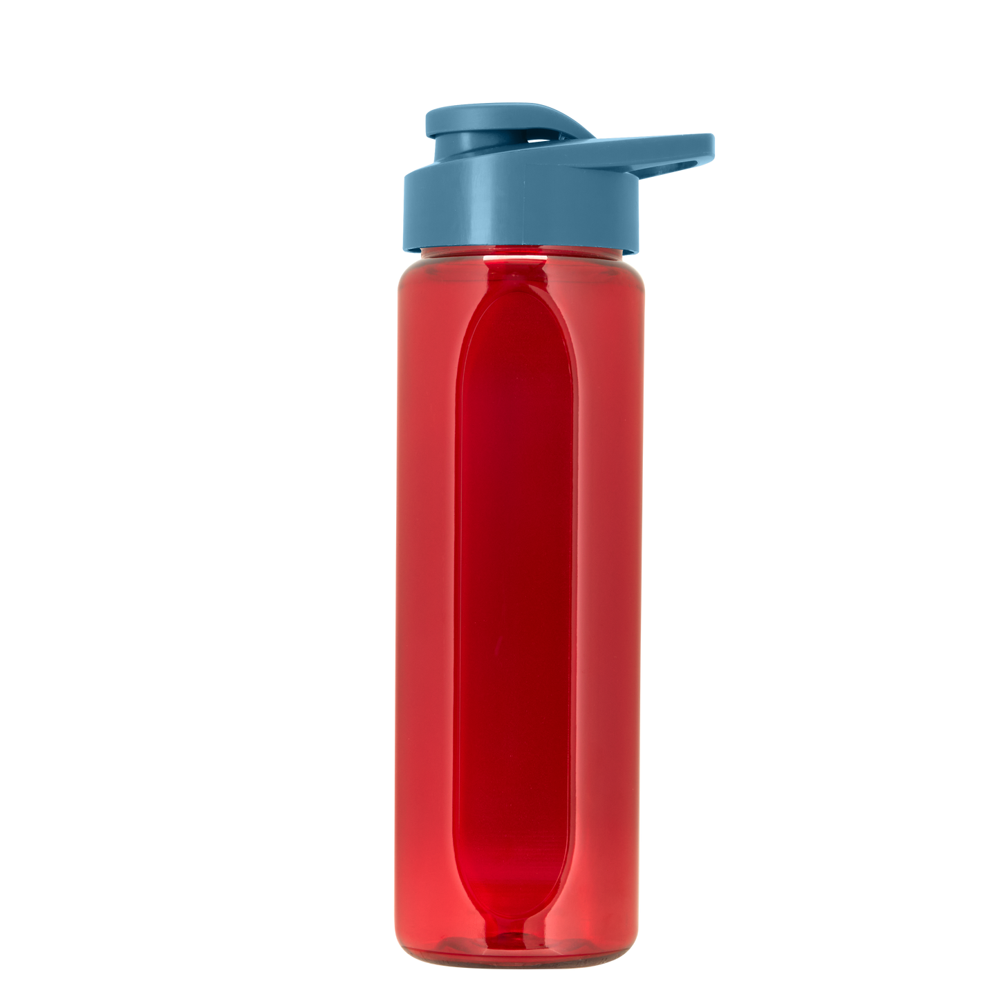 Boss Embossed RPET Bottle with Drink-Thru Lid - 26 oz.