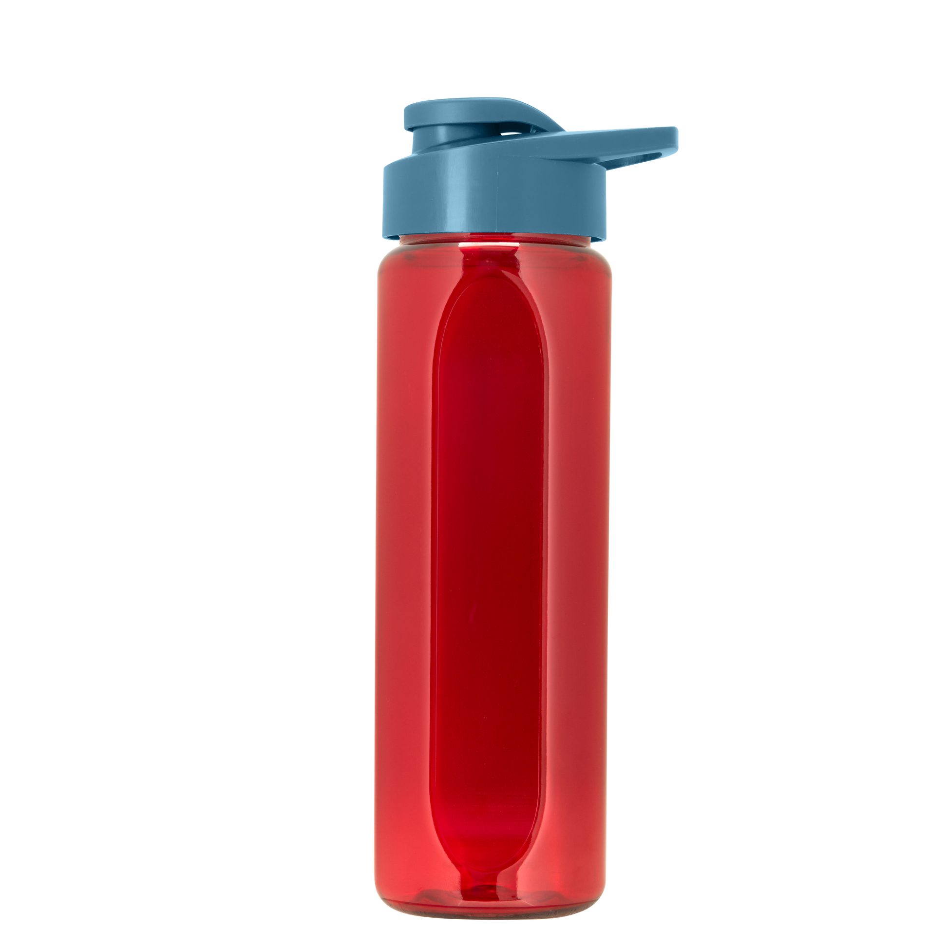 Boss Embossed RPET Bottle with Drink-Thru Lid - 26 oz.