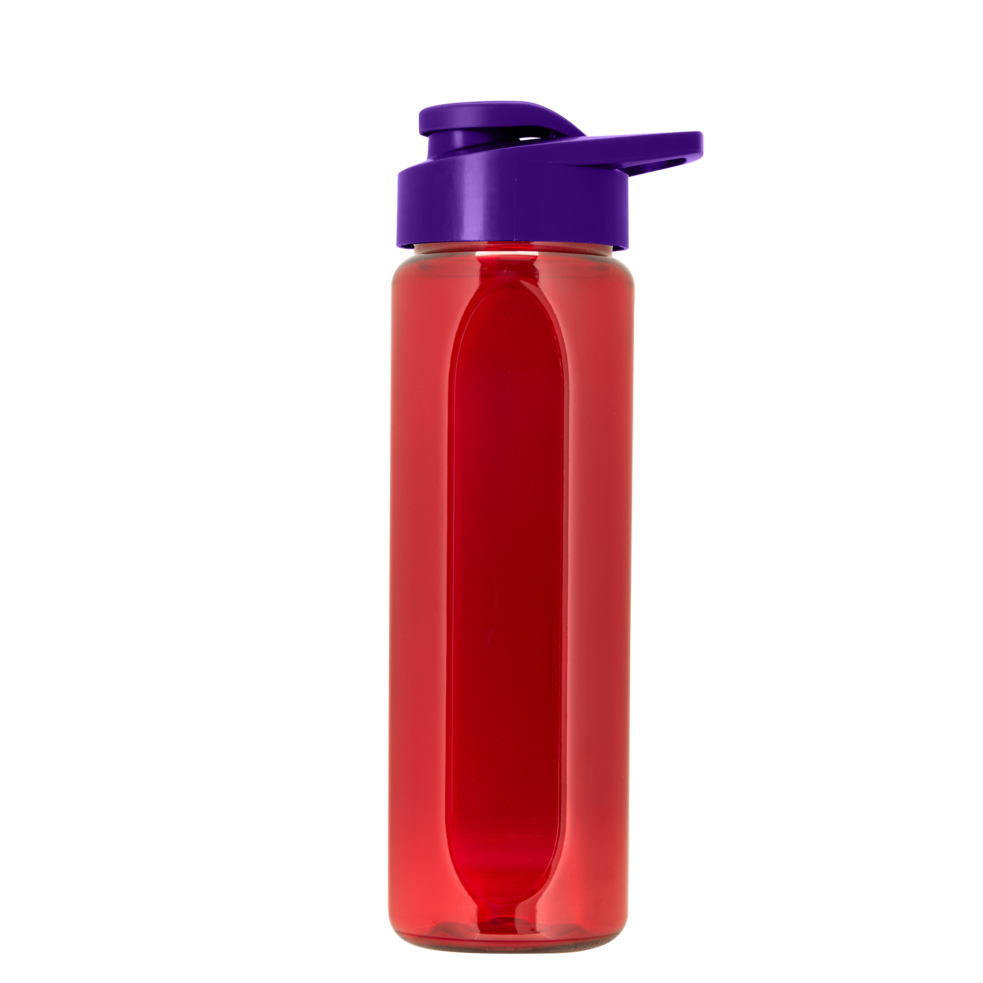 Boss Embossed RPET Bottle with Drink-Thru Lid - 26 oz.